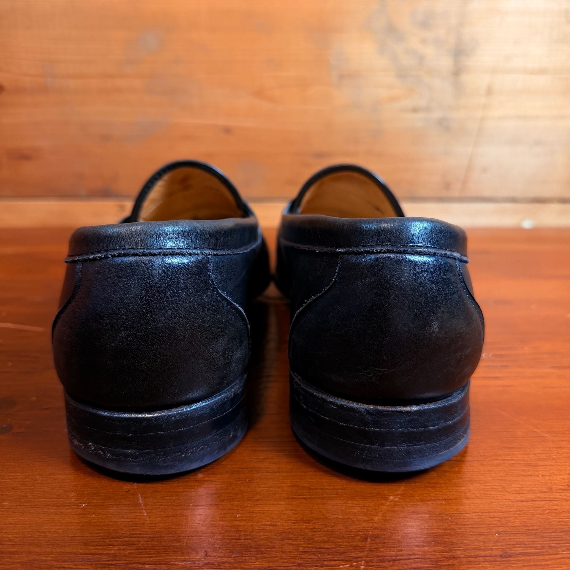 Allen Edmonds Cameron Penny Loafer Size 10 E Black Leather 6