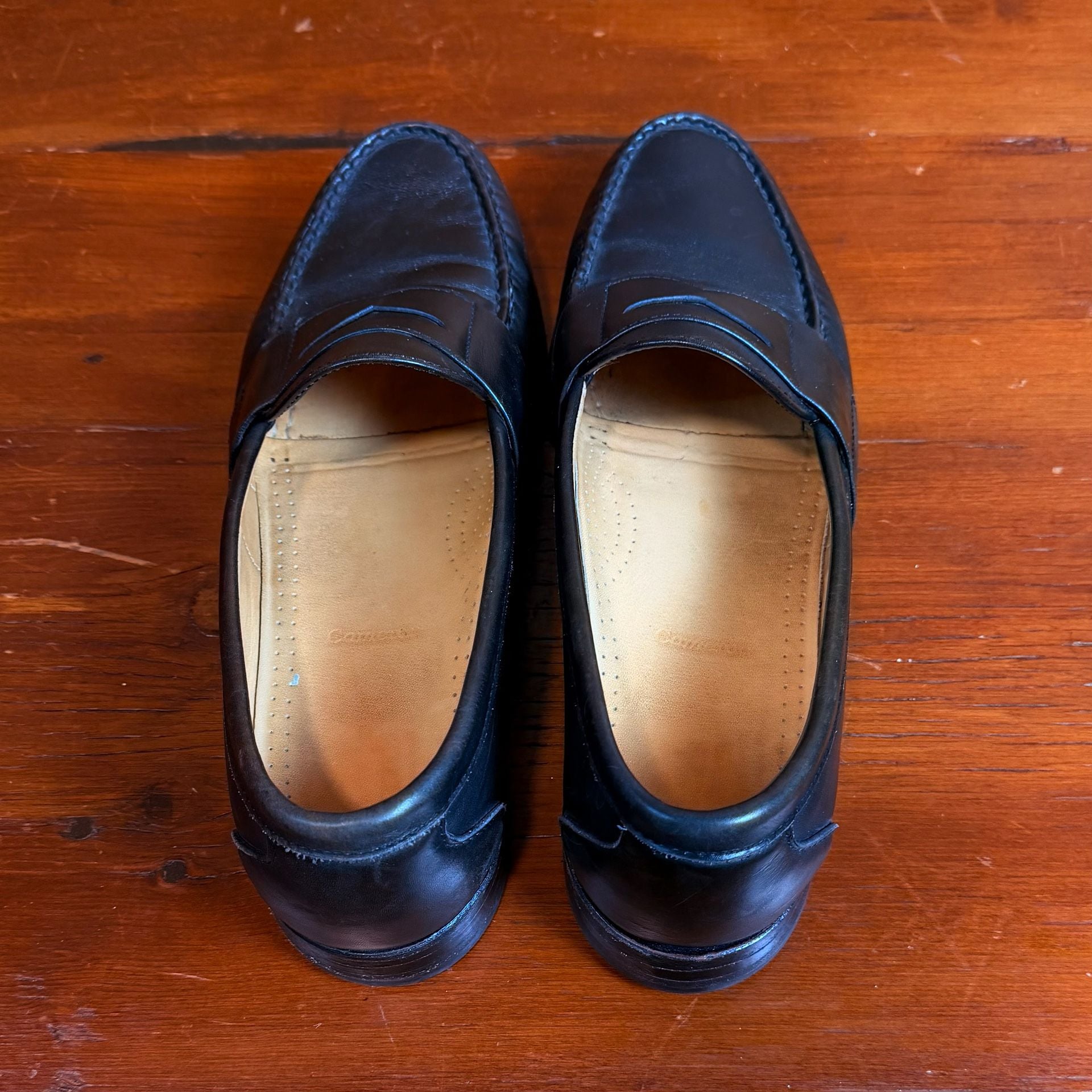 Allen Edmonds Cameron Penny Loafer Size 10 E Black Leather 7