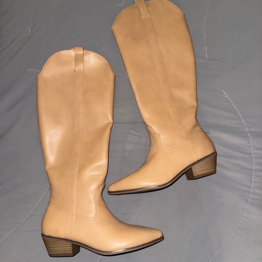 Tan Western Cowboy Boots 2