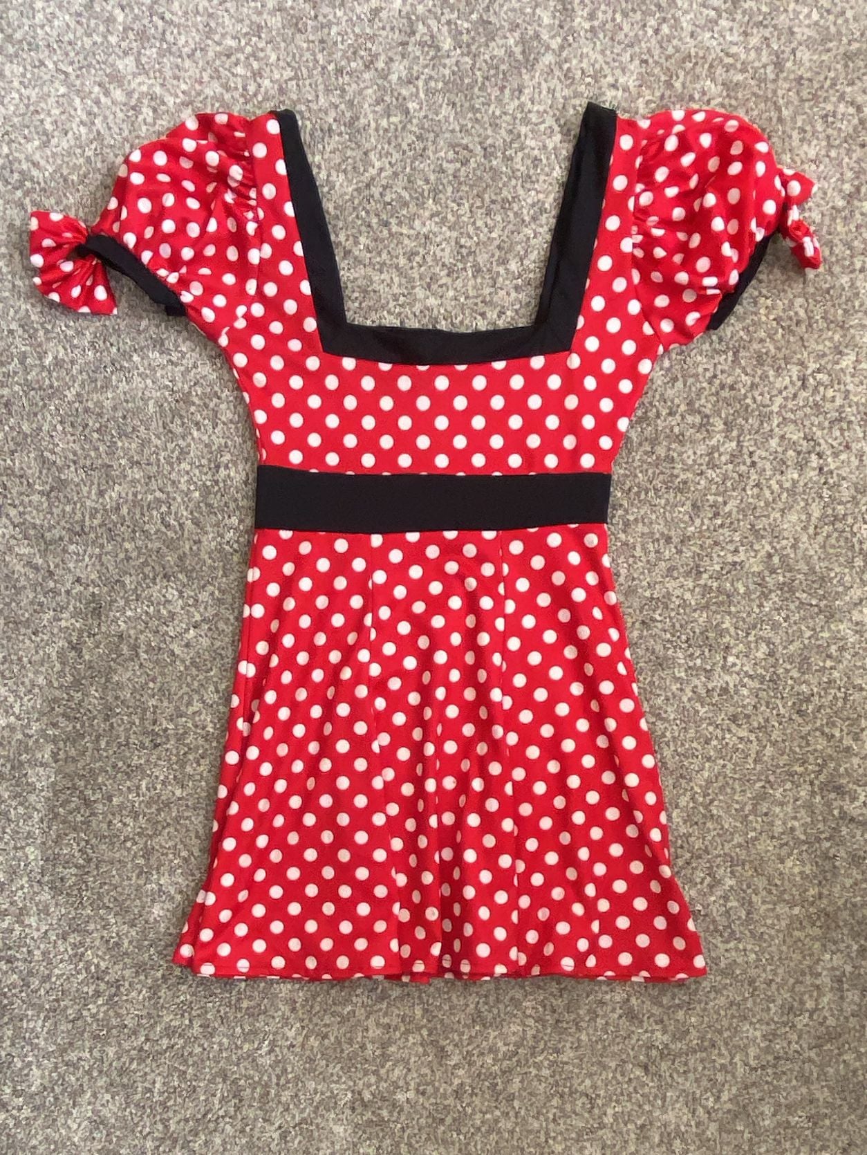 J Valentine Dress Size S/M Red White Polka Dot Costume Minnie 2
