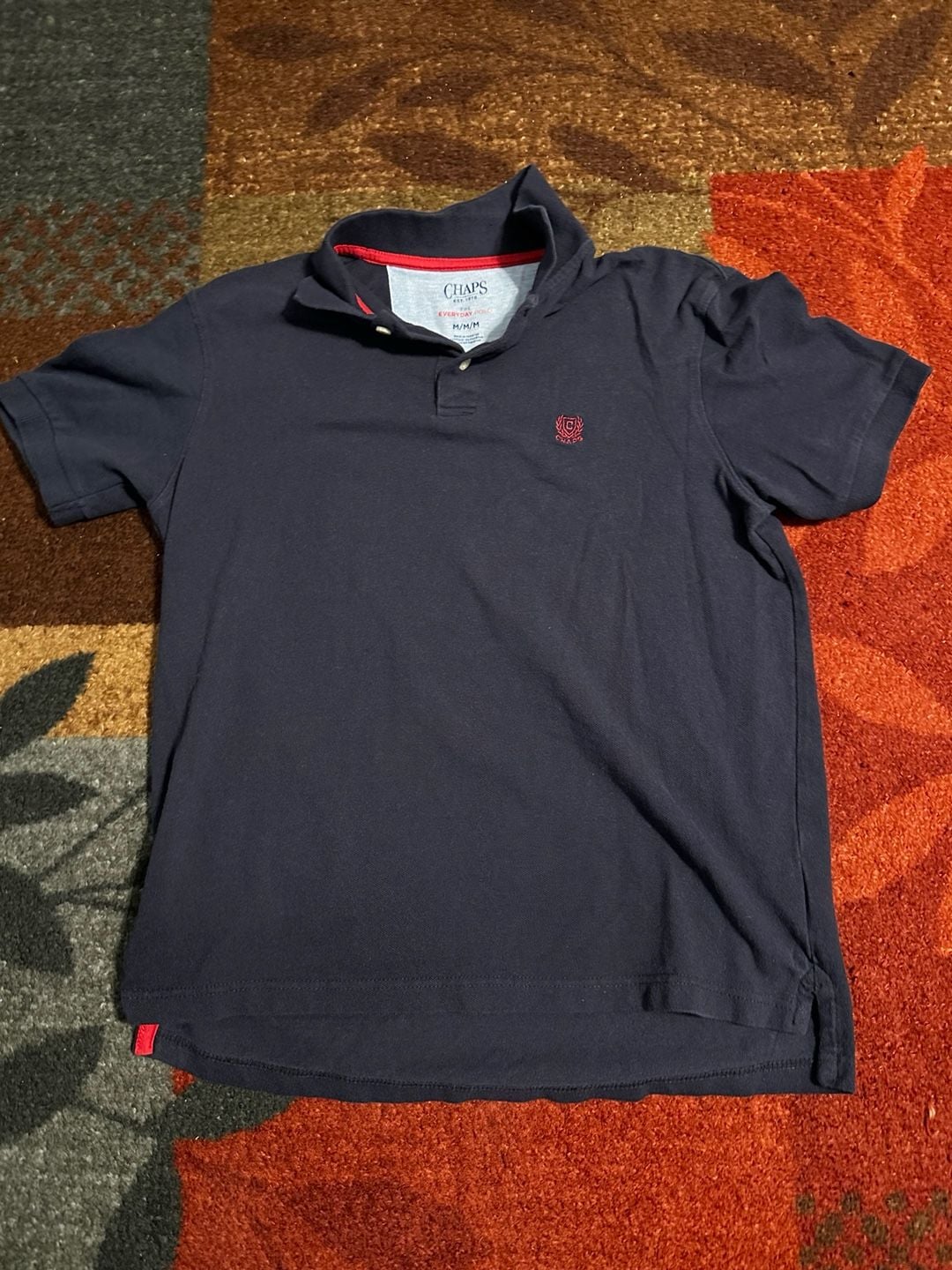 Chaps The Everyday Polo Size M Blue Cotton 2