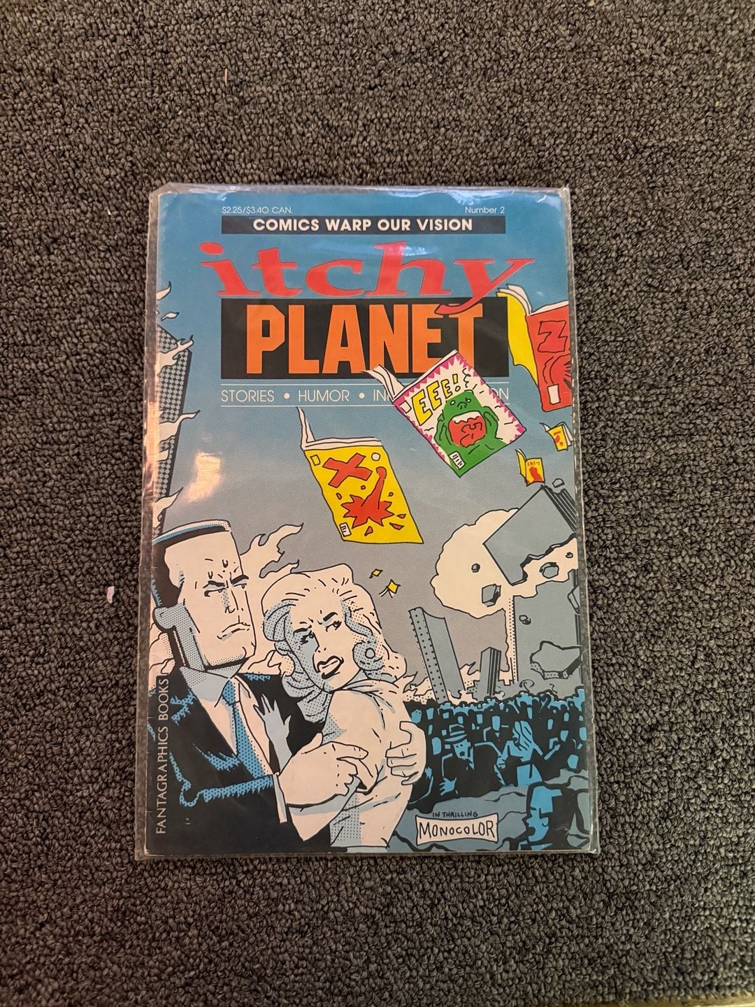 Itchy Planet Number 2 Comic Book Fantagraphics 1