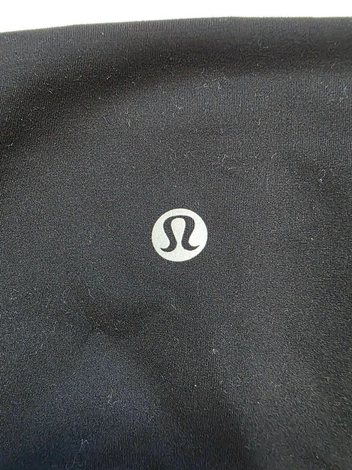 Lululemon Wunder Train size 4 Black High Rise Graphic Logo Leggings 5