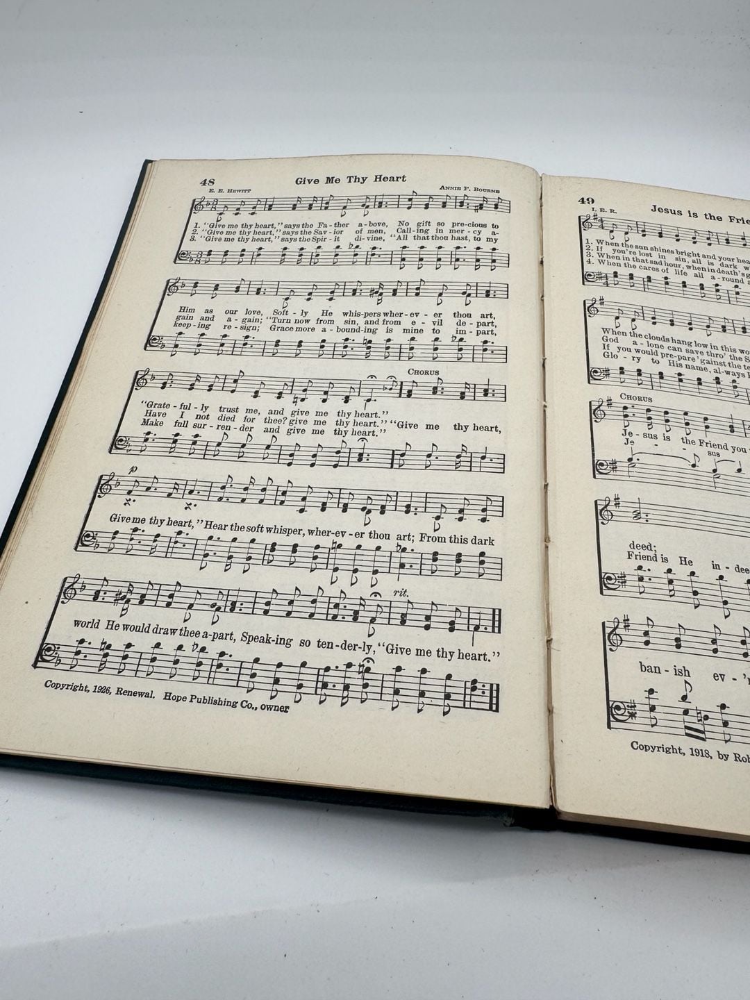HYMNS OF PRAISE; Numbers One and Two Combined for the Church and Sunday School 7