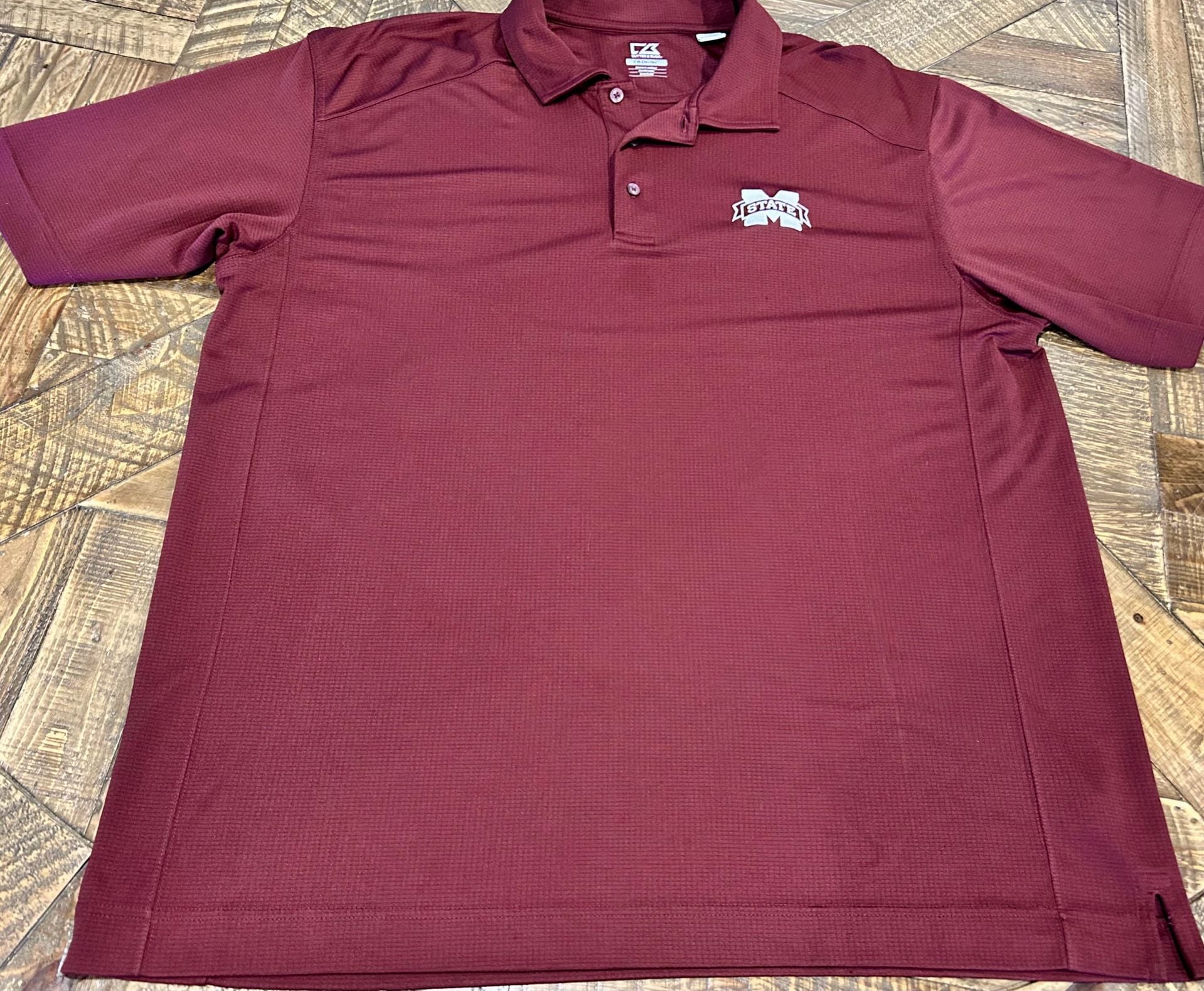Cutter & Buck Mississippi State Bulldogs Polo Size XXL Maroon 2