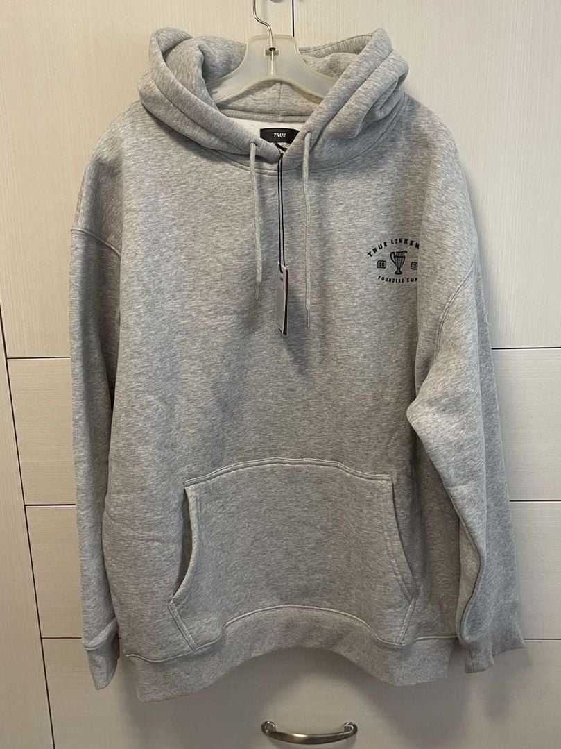 True Linkswear Founders Cup Hoodie Size XL Grey 2