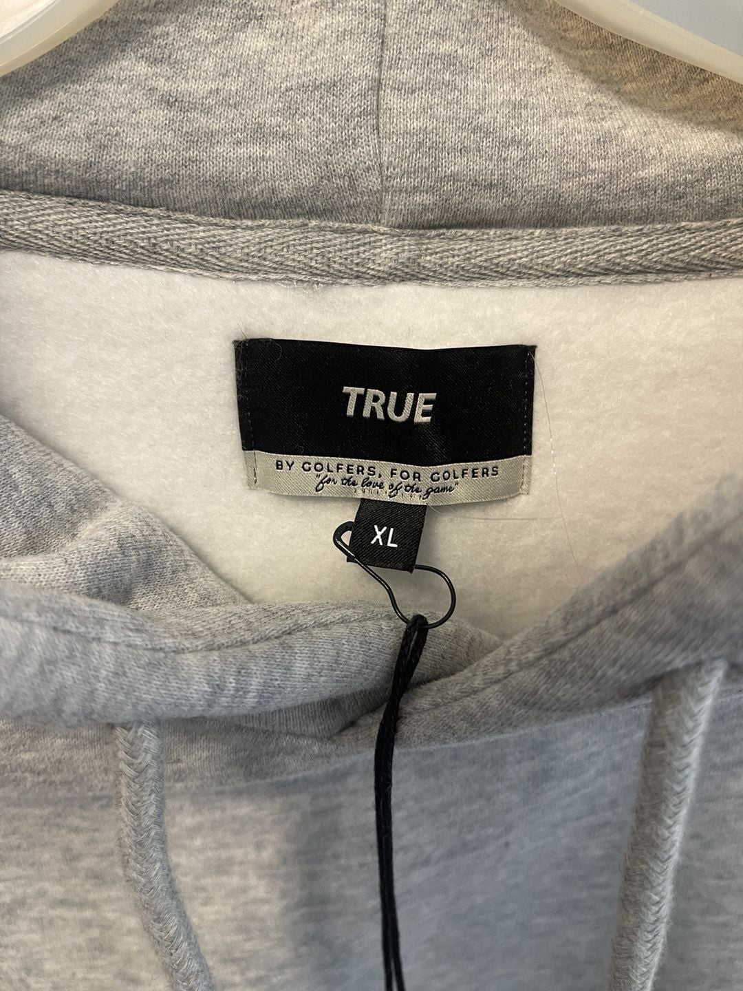 True Linkswear Founders Cup Hoodie Size XL Grey 3