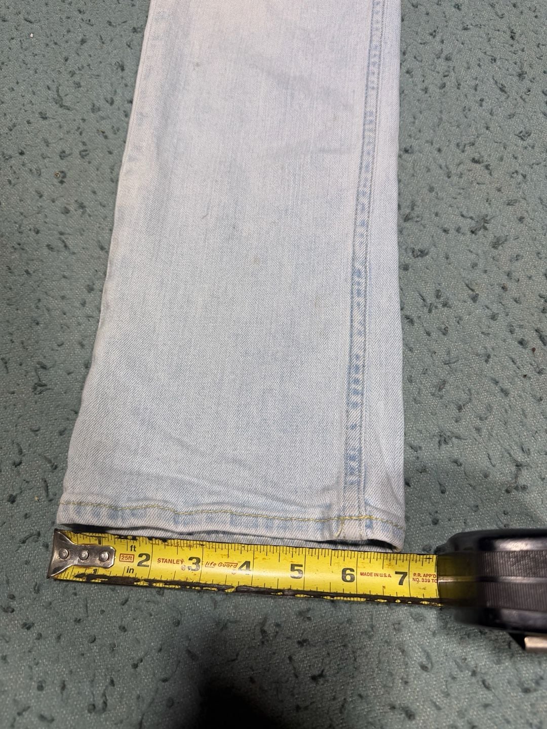Hollister Slim Straight Jeans W32 L32 Light Wash Distressed Epic Flex 5
