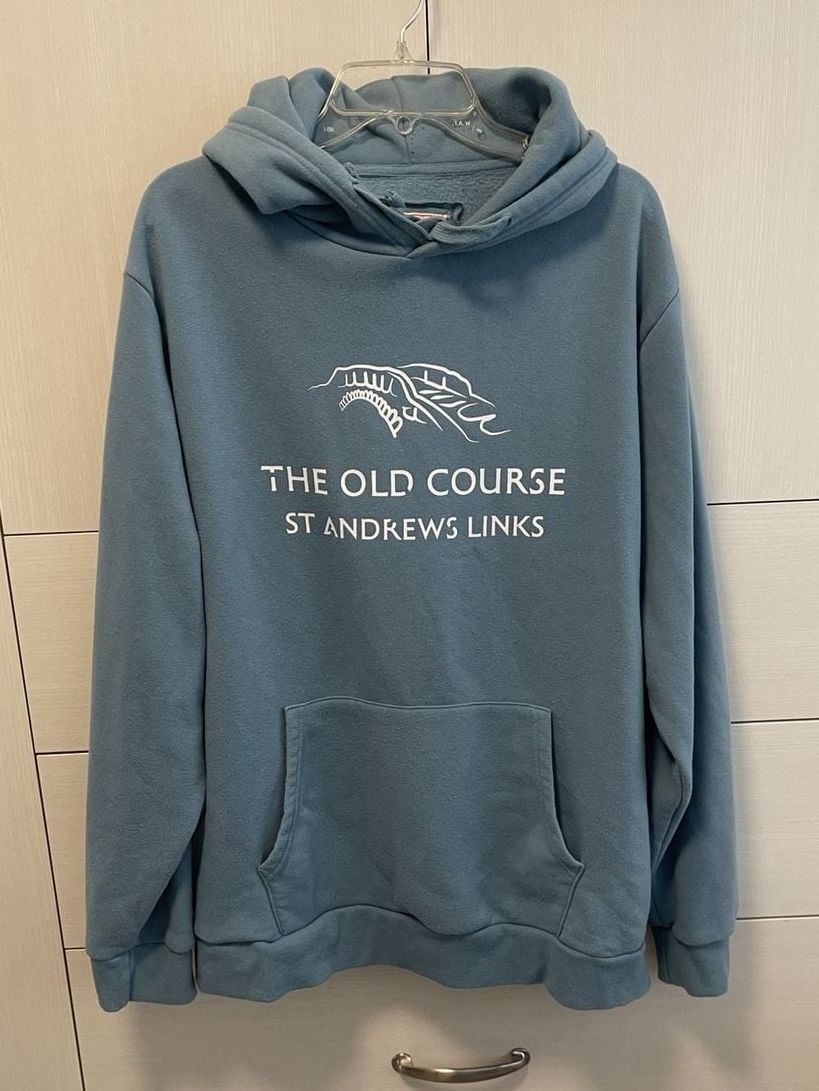 American Needle The Old Course St Andrews Links Hoodie Size 2XL Blue 2