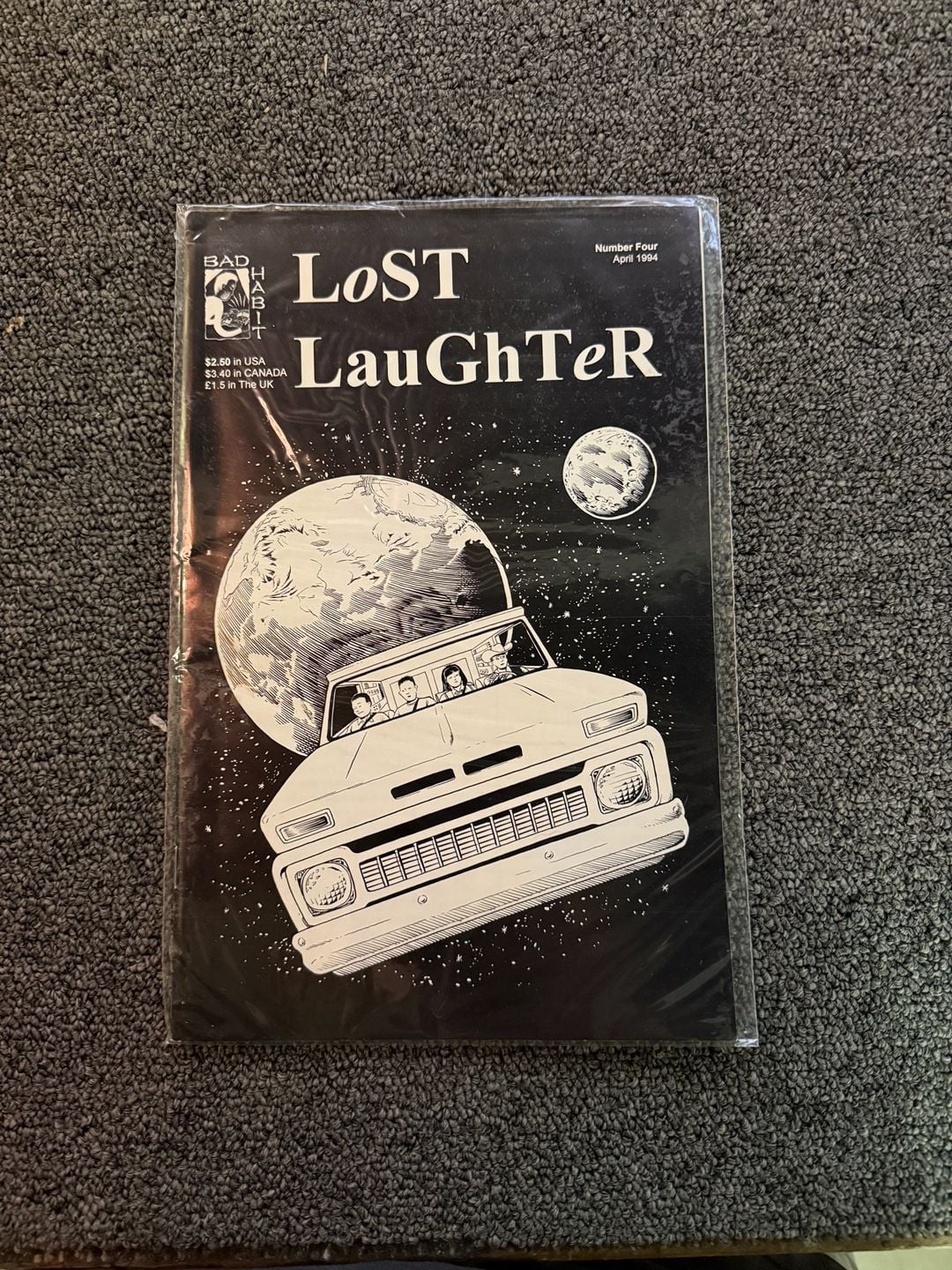 Lost Laughter Number Four April 1994 Bad Habit Comic Book 1