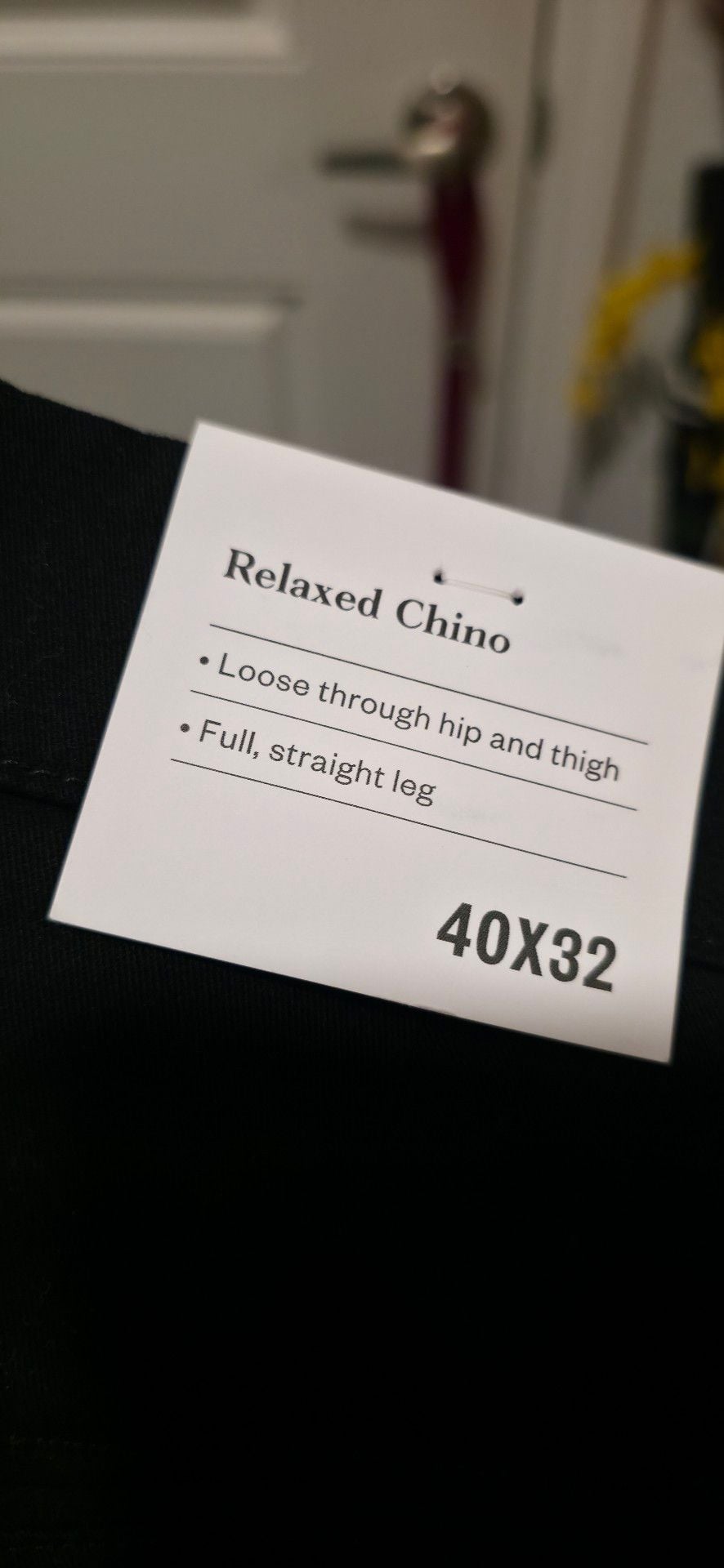 Goodfellow & Co The Every Wear Relaxed Chino Size 40X32 Black 5