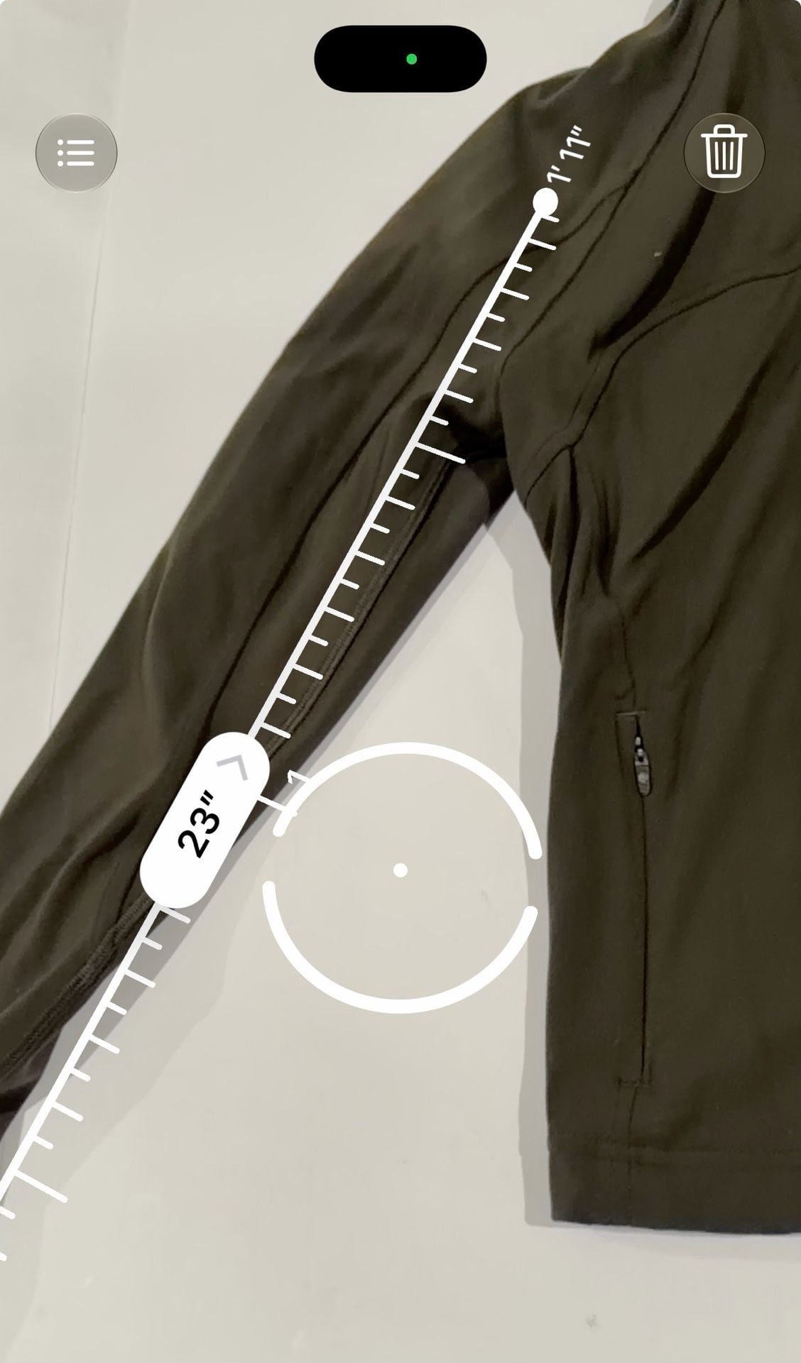Lululemon Full Zip Define Jacket Olive Green 8