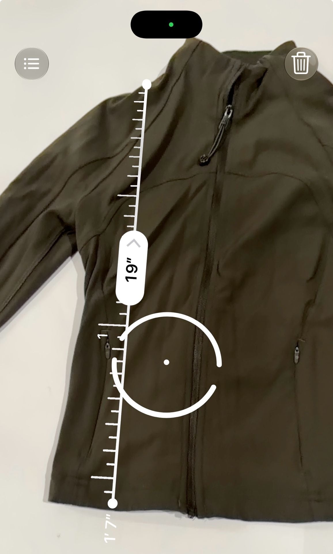 Lululemon Full Zip Define Jacket Olive Green 9