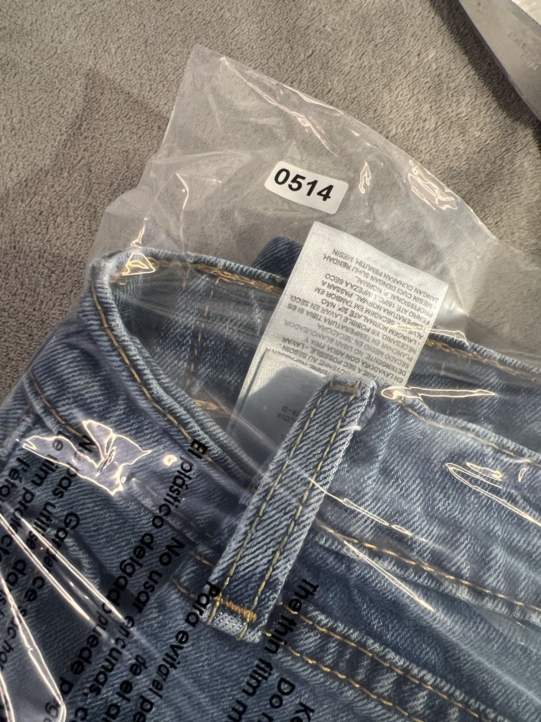 Levi's 541 Athletic Fit Jeans Size 42x32 Blue Denim 14