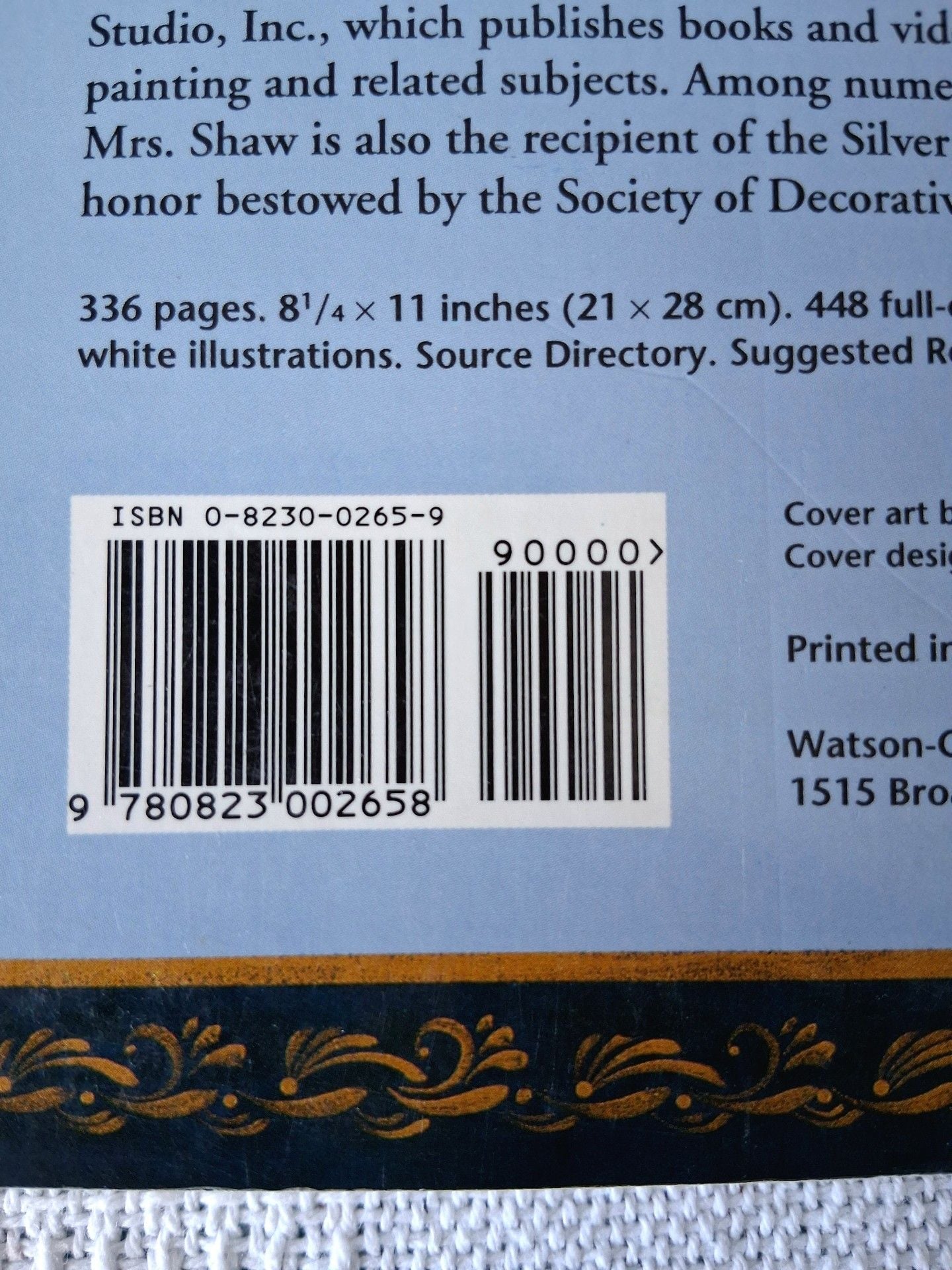 The Big Book of Decorative Painting Jackie Shaw Hardcover Book 9