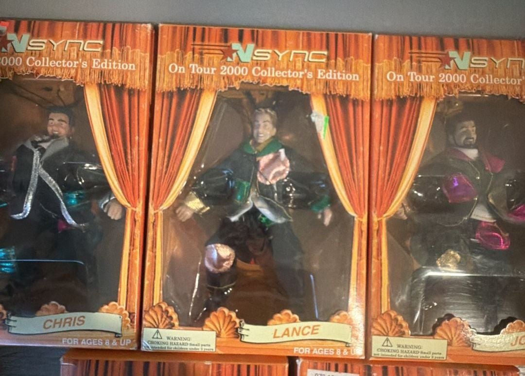 NSYNC On Tour 2000 Collector's Edition Marionette Set of 5 Dolls 3