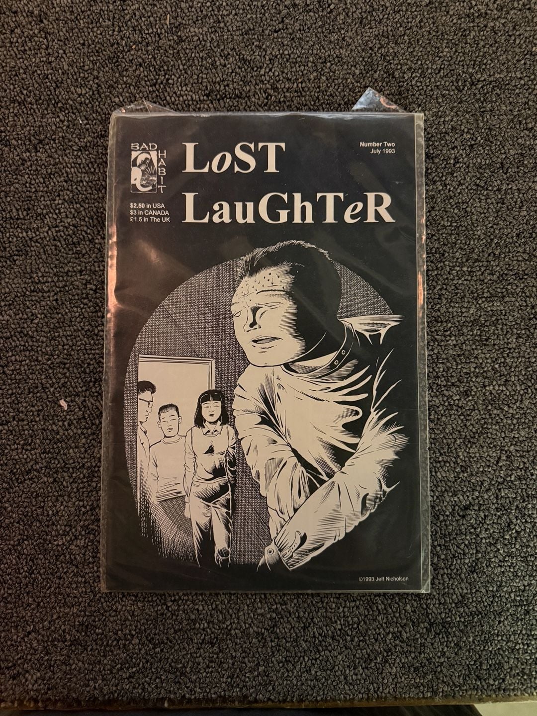 Bad Habit Lost Laughter Number Two Comic Book July 1993 1