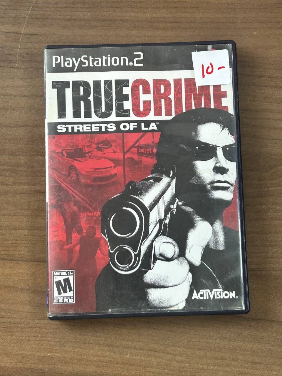 True Crime Streets of LA PS2 PlayStation 2 Game Disc Case 2003 Activision 1