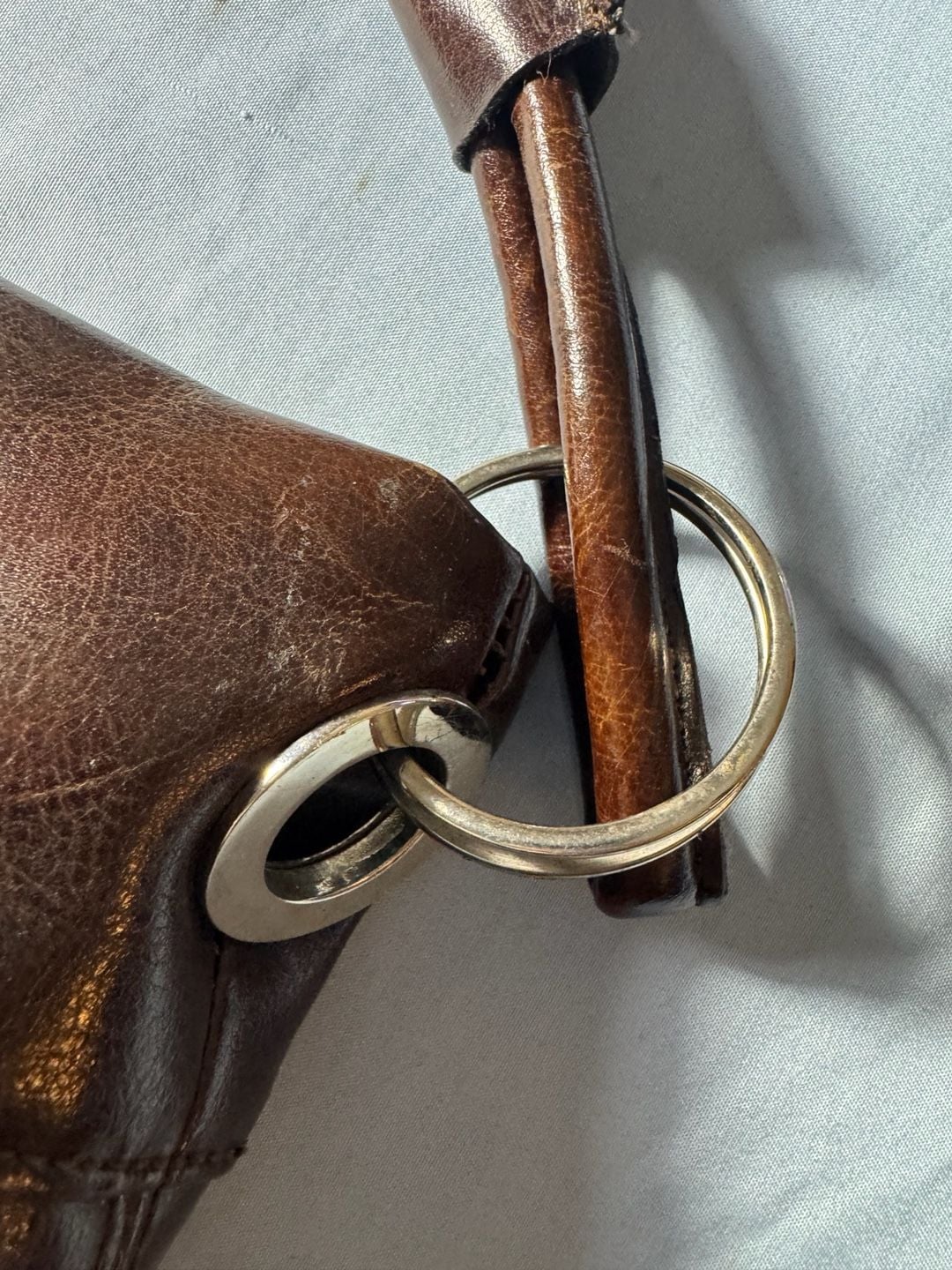 Gucci Leather Shoulder Bag Brown 6