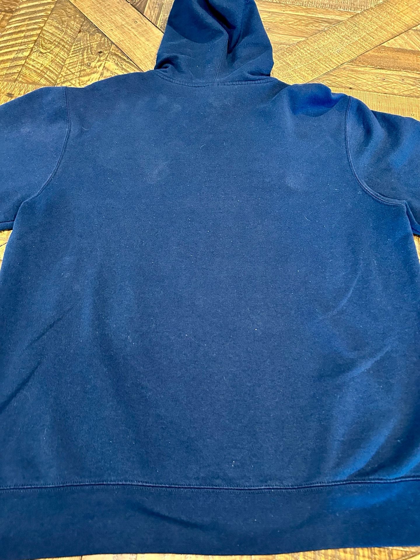 Adidas Ole Miss Rebels Pullover Hoodie Navy Blue 9