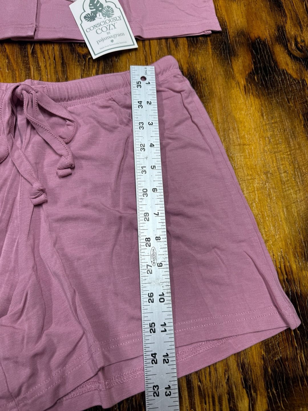 Pajamagram Pajama Set Size Xs Pink Tencel Modal Short Sleeve 6