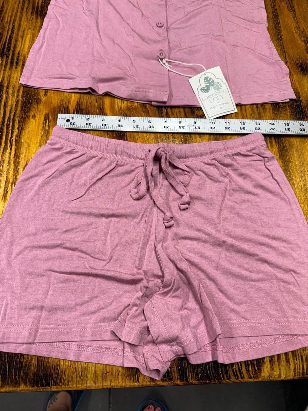 Pajamagram Pajama Set Size Xs Pink Tencel Modal Short Sleeve 7