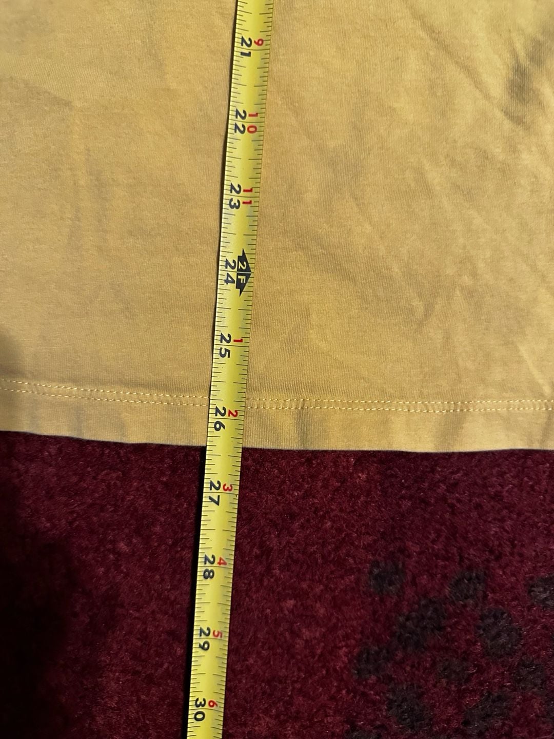 Armani Exchange Graphic V-Neck T-Shirt Size M Yellow Slim 5