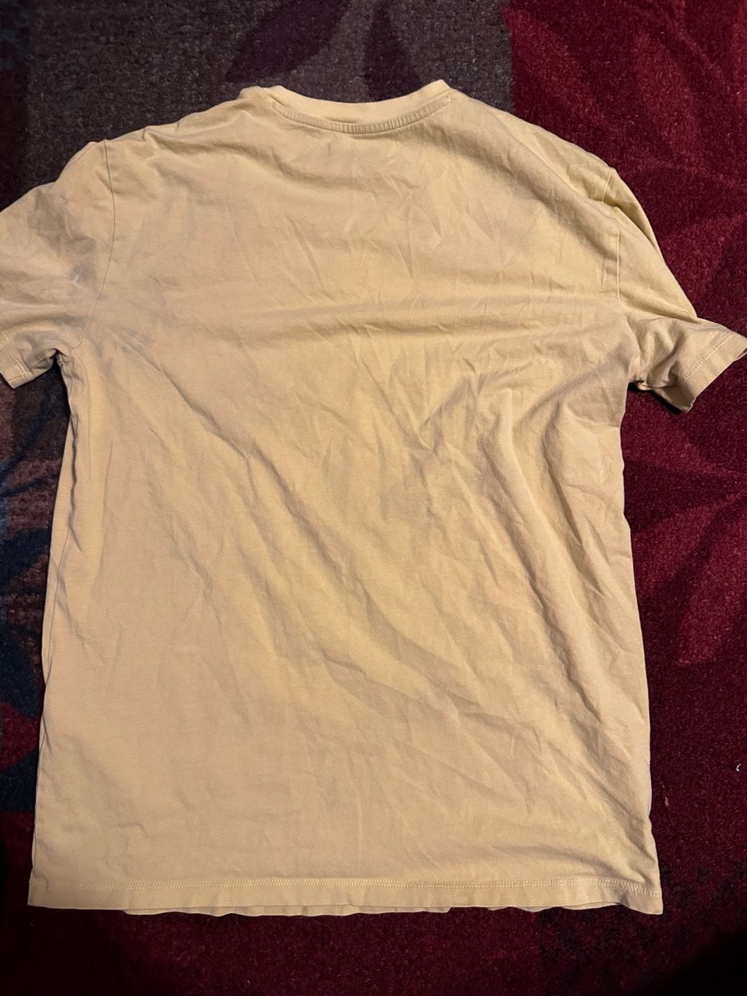 Armani Exchange Graphic V-Neck T-Shirt Size M Yellow Slim 6