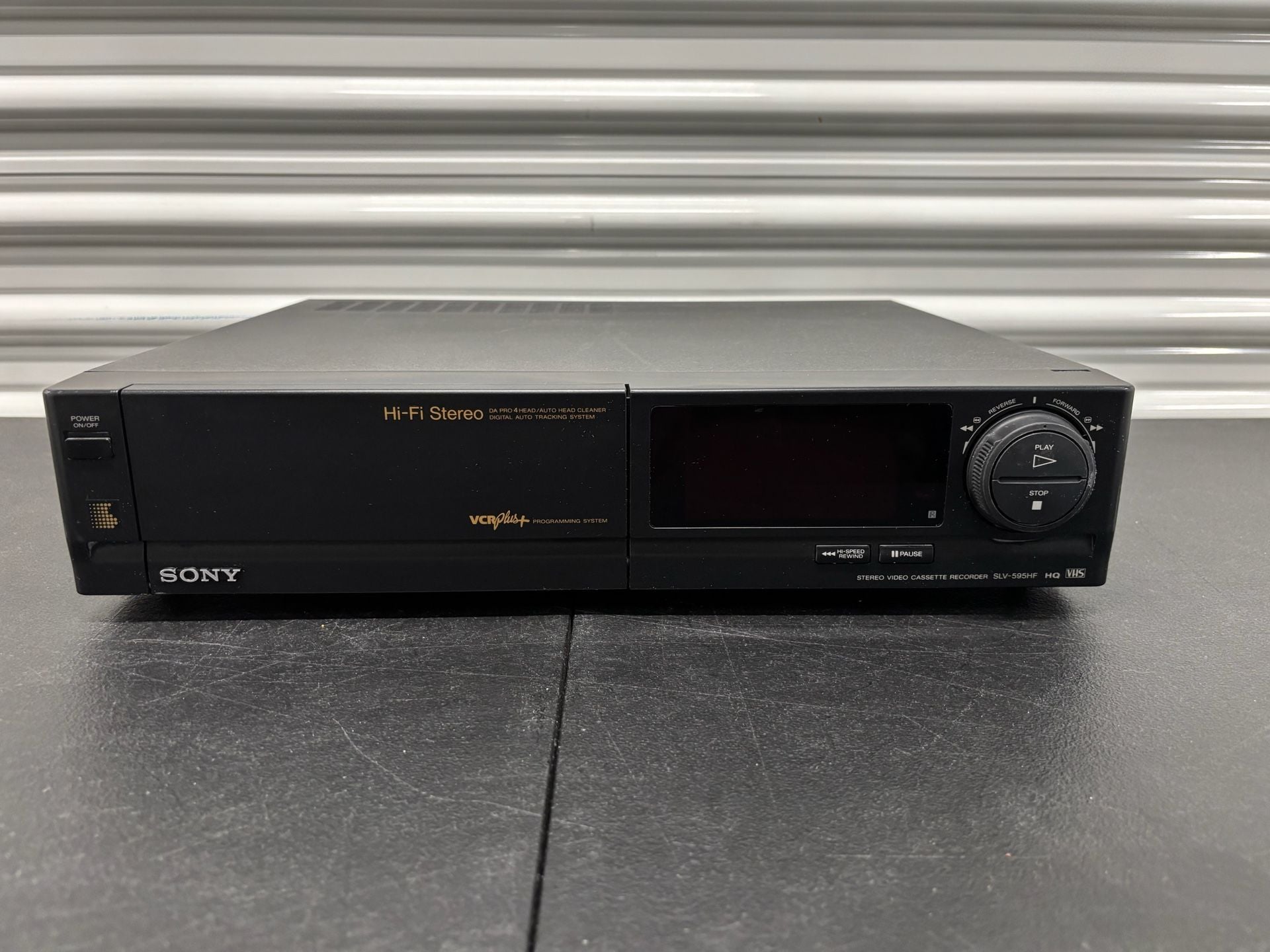 Sony SLV-595HF Hi-Fi Stereo VCR Video Cassette Recorder WORKS 1