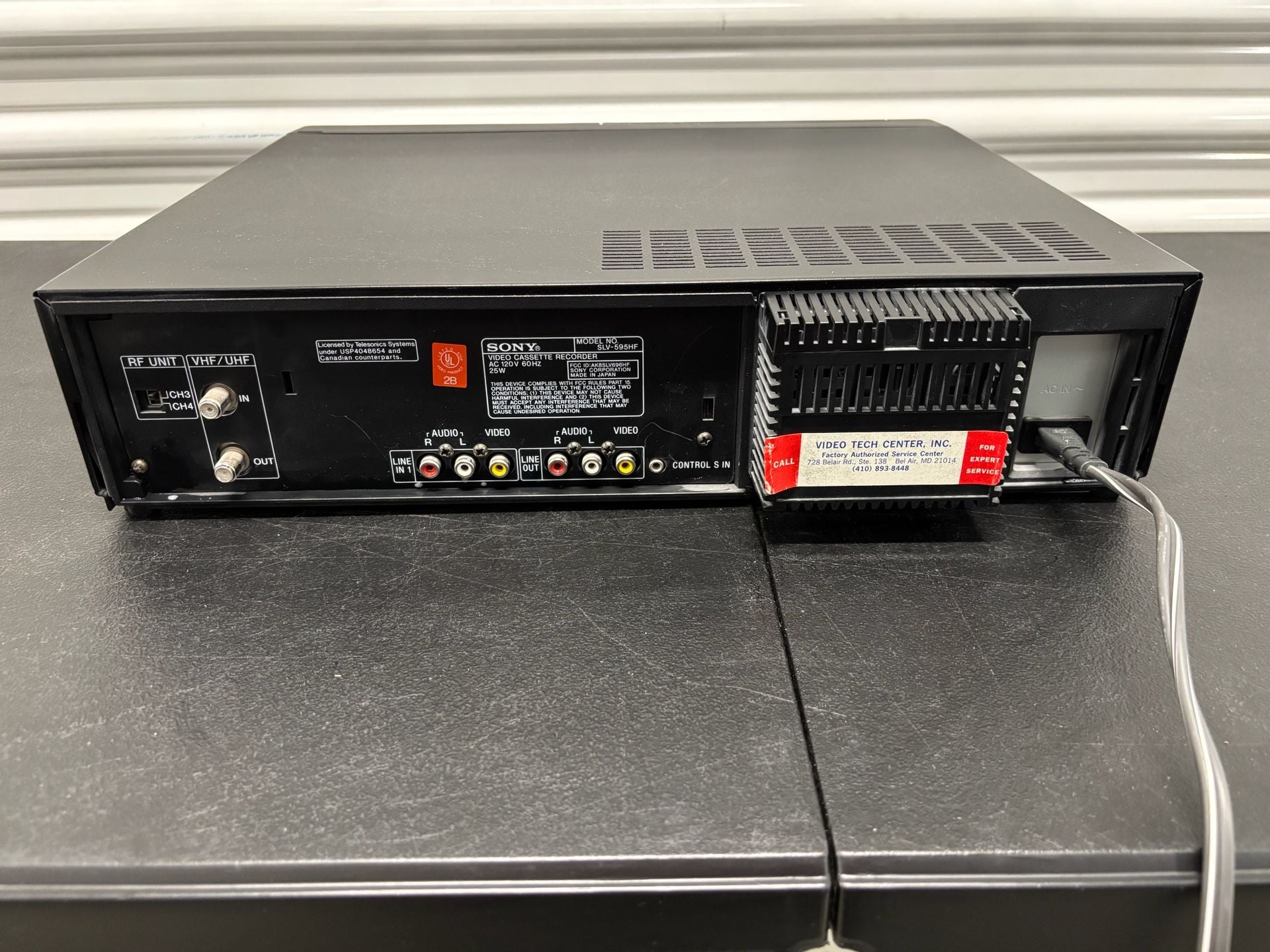 Sony SLV-595HF Hi-Fi Stereo VCR Video Cassette Recorder WORKS 5