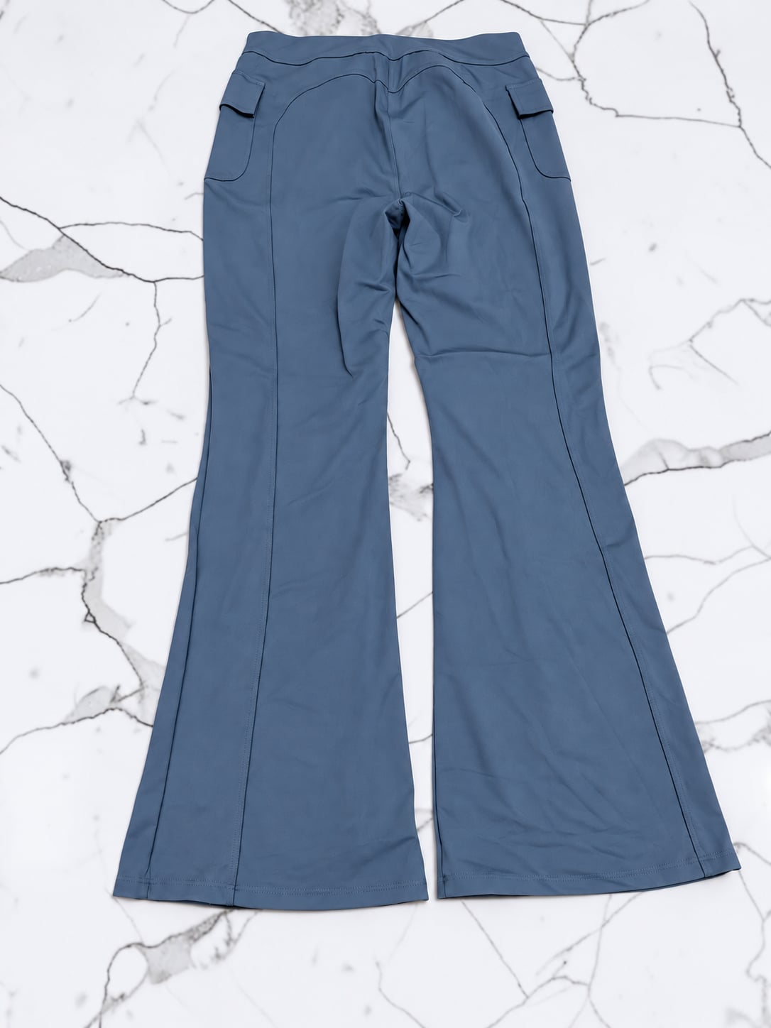 NWOT Halara High Waisted Side Flap Pocket Flare Casual Cargo Pants 3