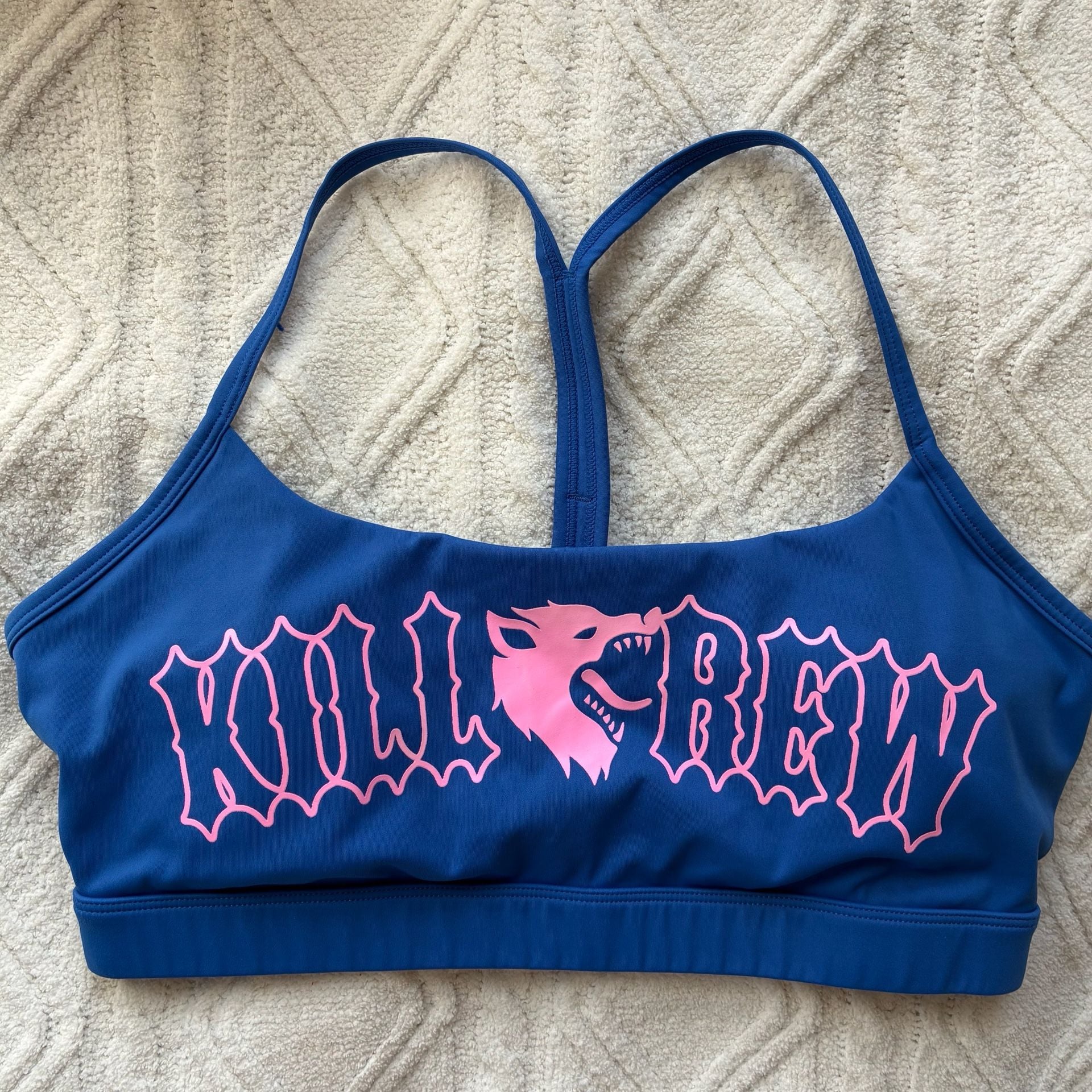 Kill Crew Porrada Series Vol 1 Sports Bra Size M Blue Pink 2
