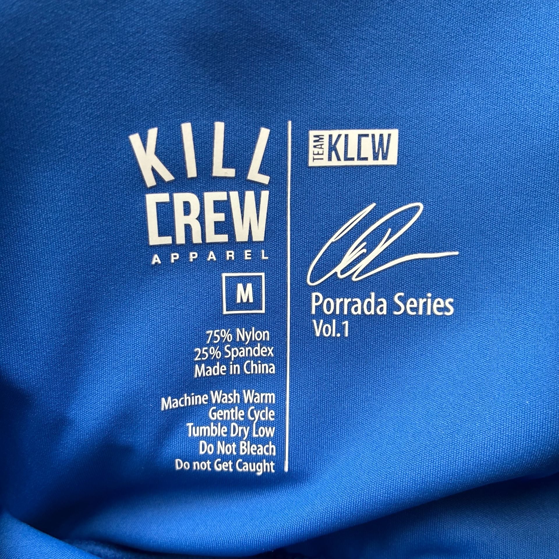 Kill Crew Porrada Series Vol 1 Sports Bra Size M Blue Pink 4