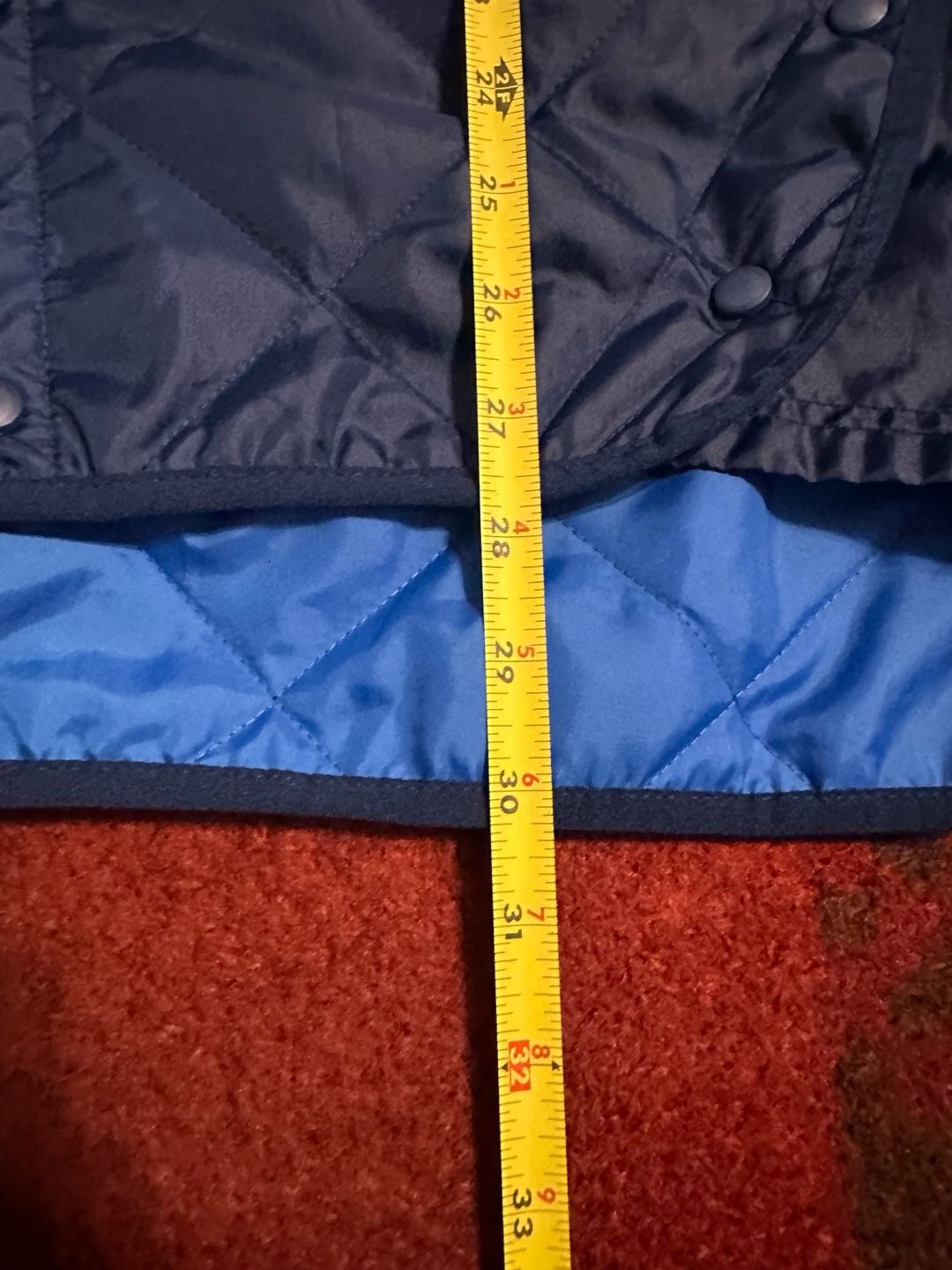 Nike Therma-Fit Quilted Jacket Size XL Blue 6