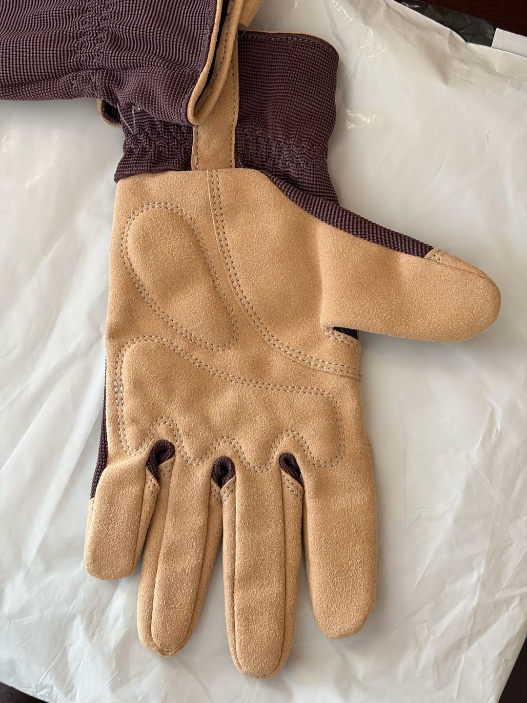 Plum Carhartt Suede Gropcore High Dexterity Gloves 7