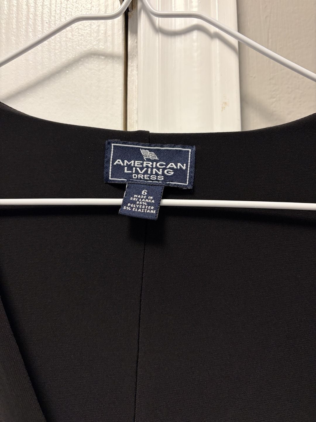 American Living Black Dress Size 6 3