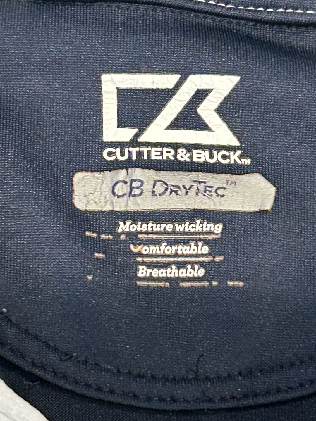 Cutter & Buck Ole Miss Rebels Half Zip Pullover Size M Navy 6