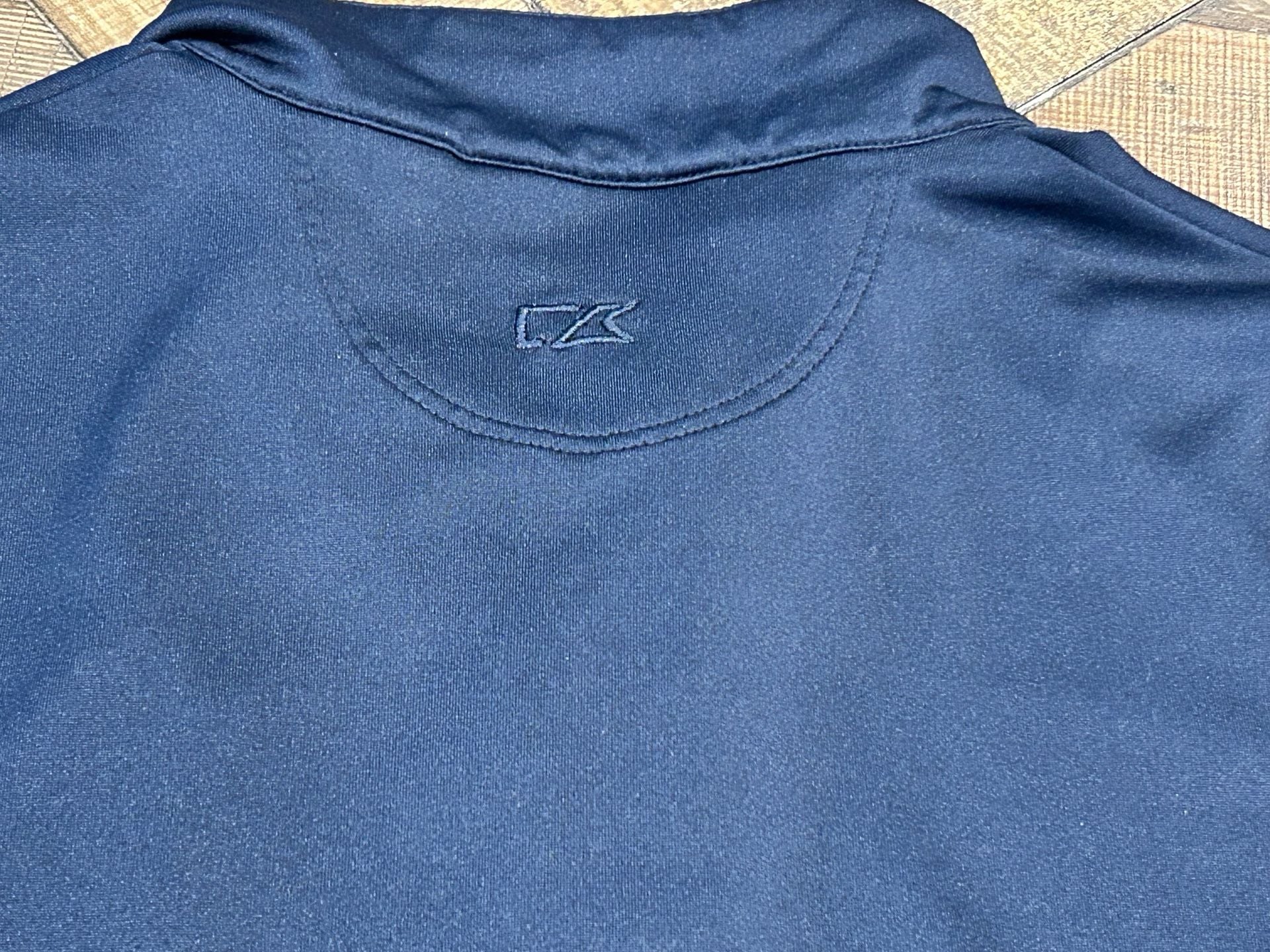 Cutter & Buck Ole Miss Rebels Half Zip Pullover Size M Navy 12