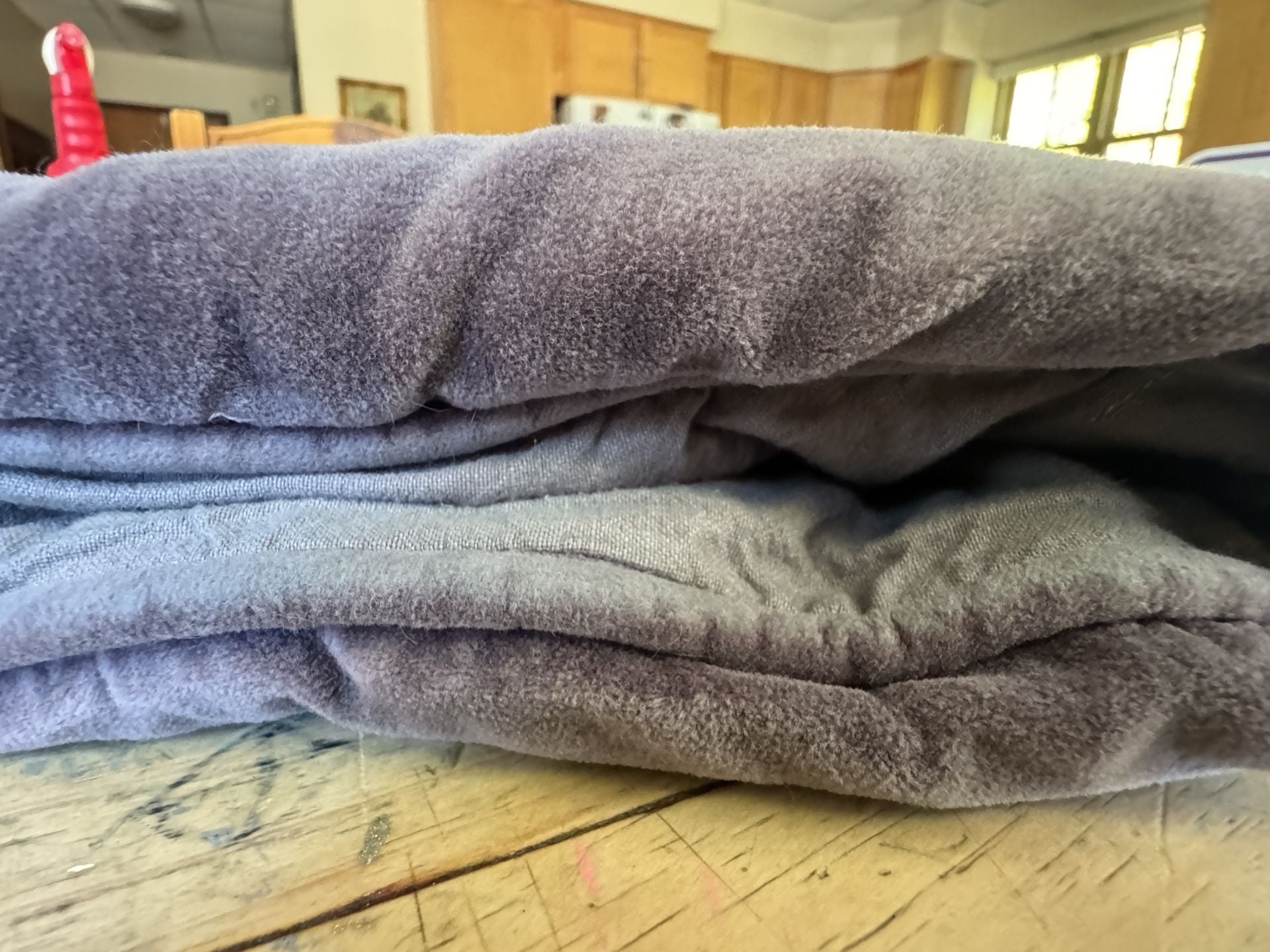 Parachute Quilted Velvet 2 King Shams Gray purple 7