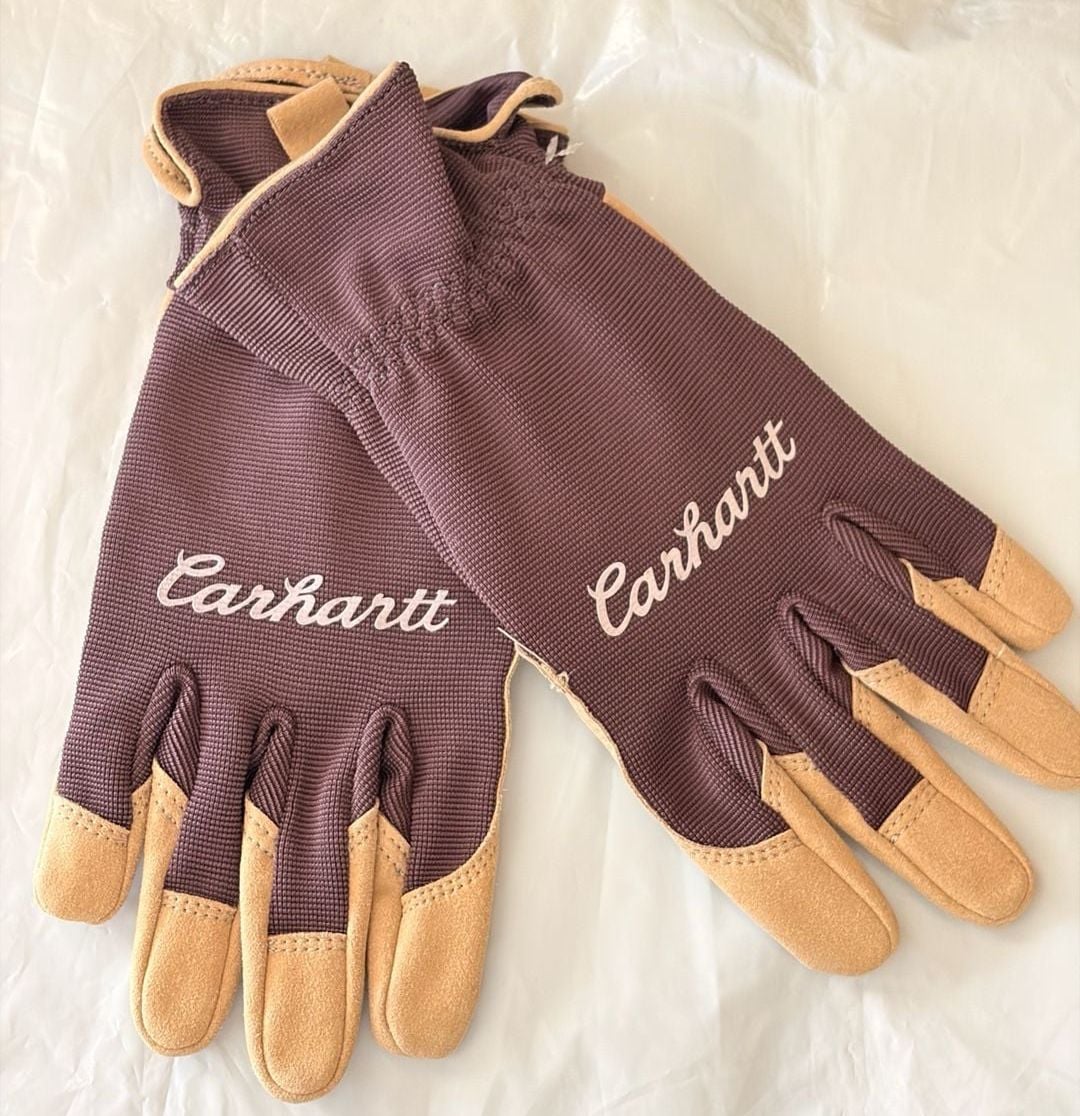 Plum Carhartt Suede Gropcore High Dexterity Gloves 1