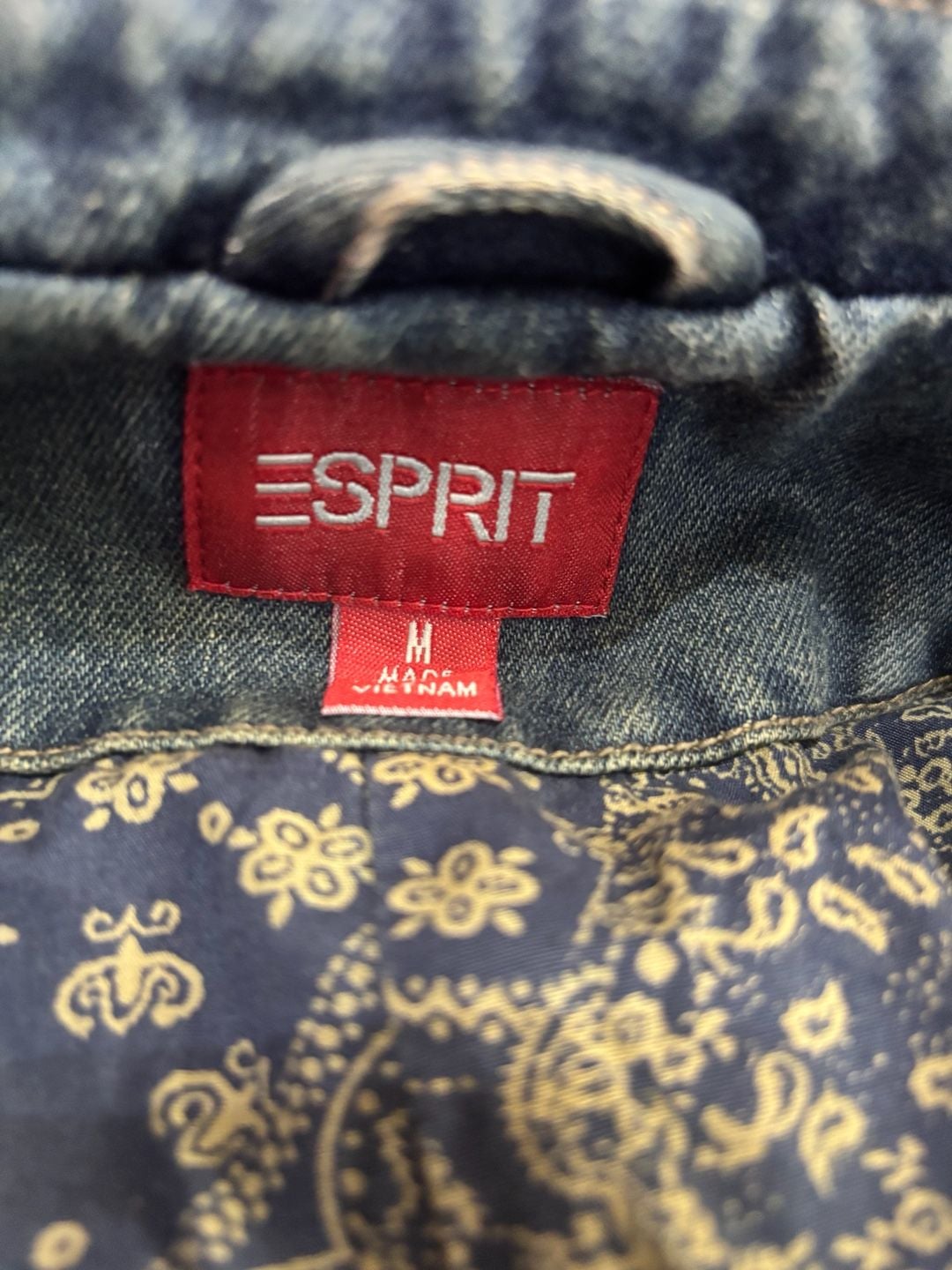 Esprit Denim Vintage Classic 80’s Jacket Size M 8