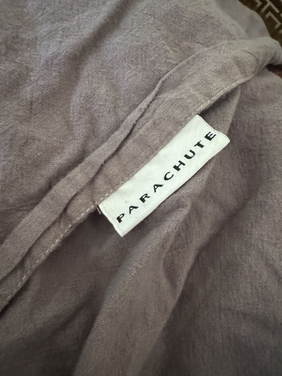Parachute Quilted Velvet 2 King Shams Gray purple 2
