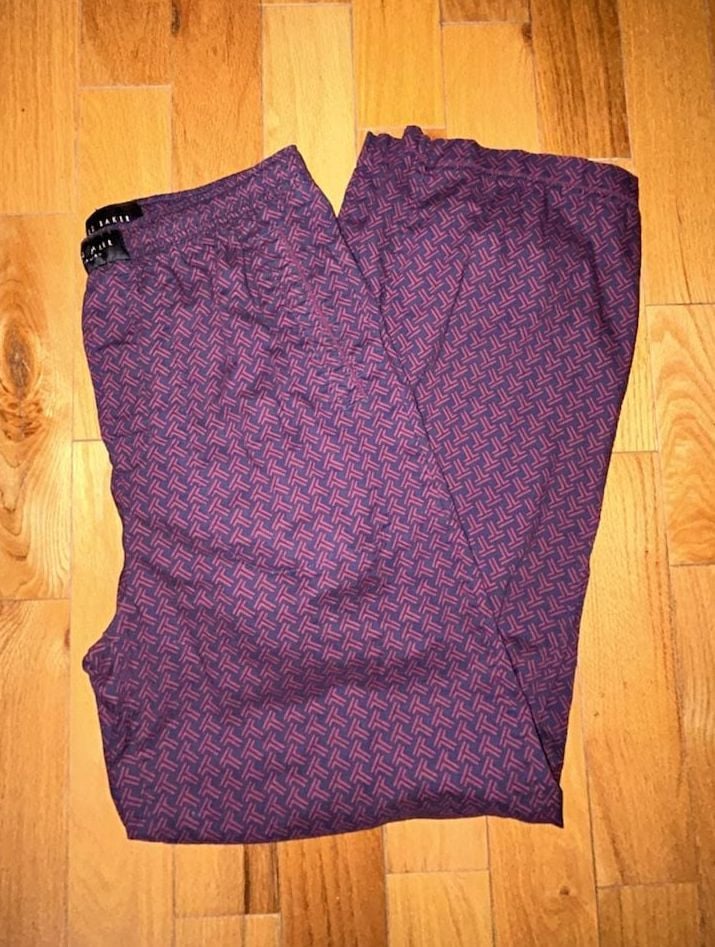 Ted Baker London Geometric All Over Print Lounge Pajama Pants 1