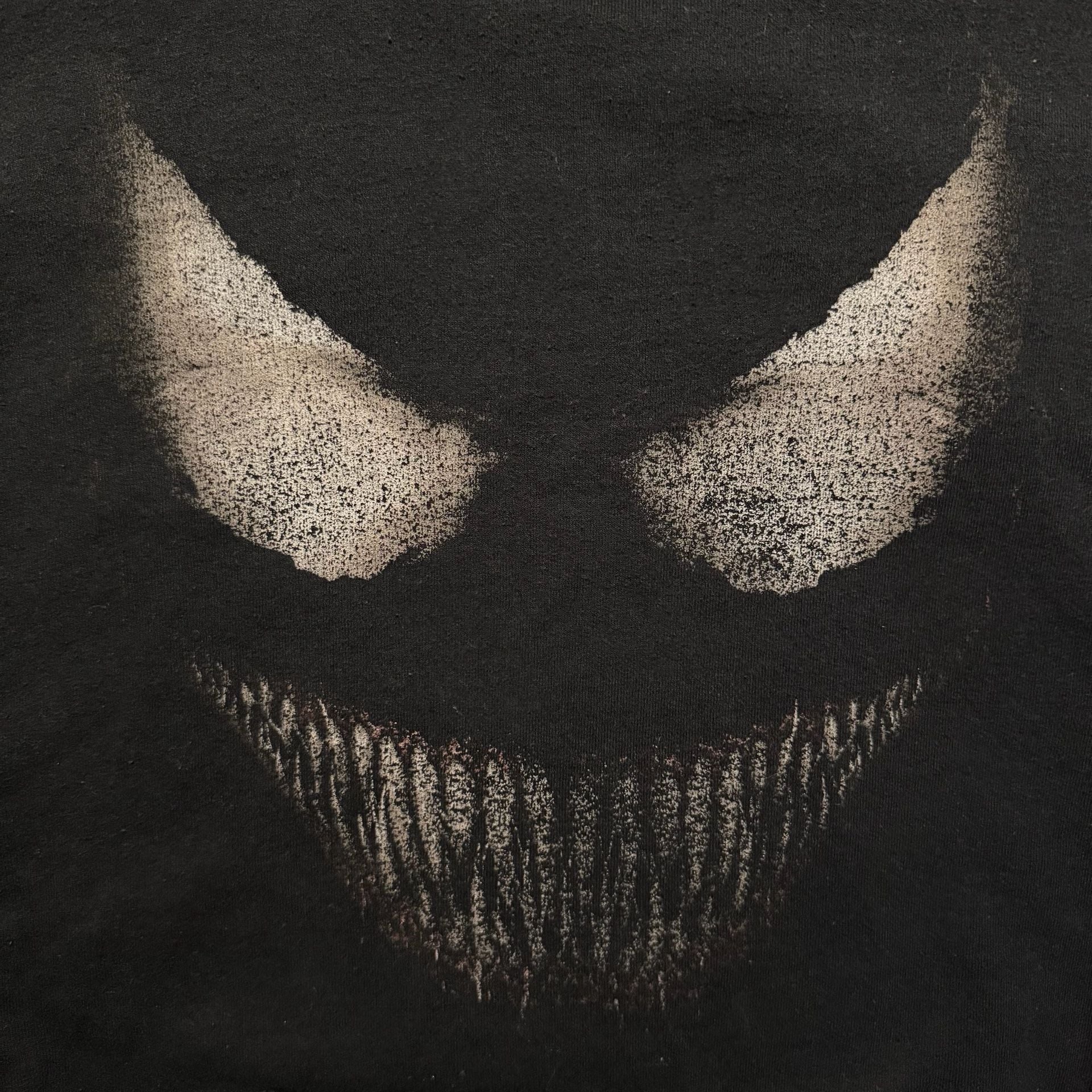Marvel Venom Black Faded Graphic Hoodie Men’s XL Oversized 2