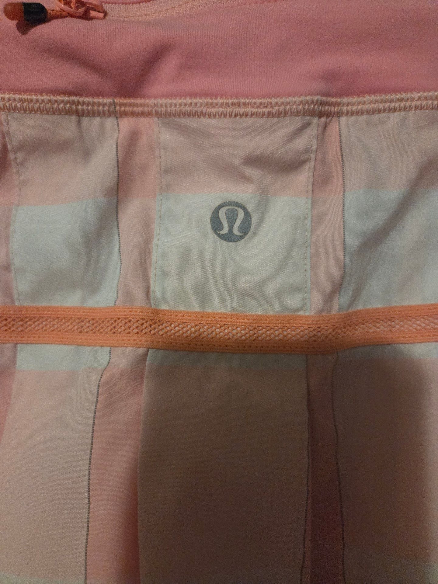 Lululemon Pace Setter Skirt Pink Plaid Skort 4