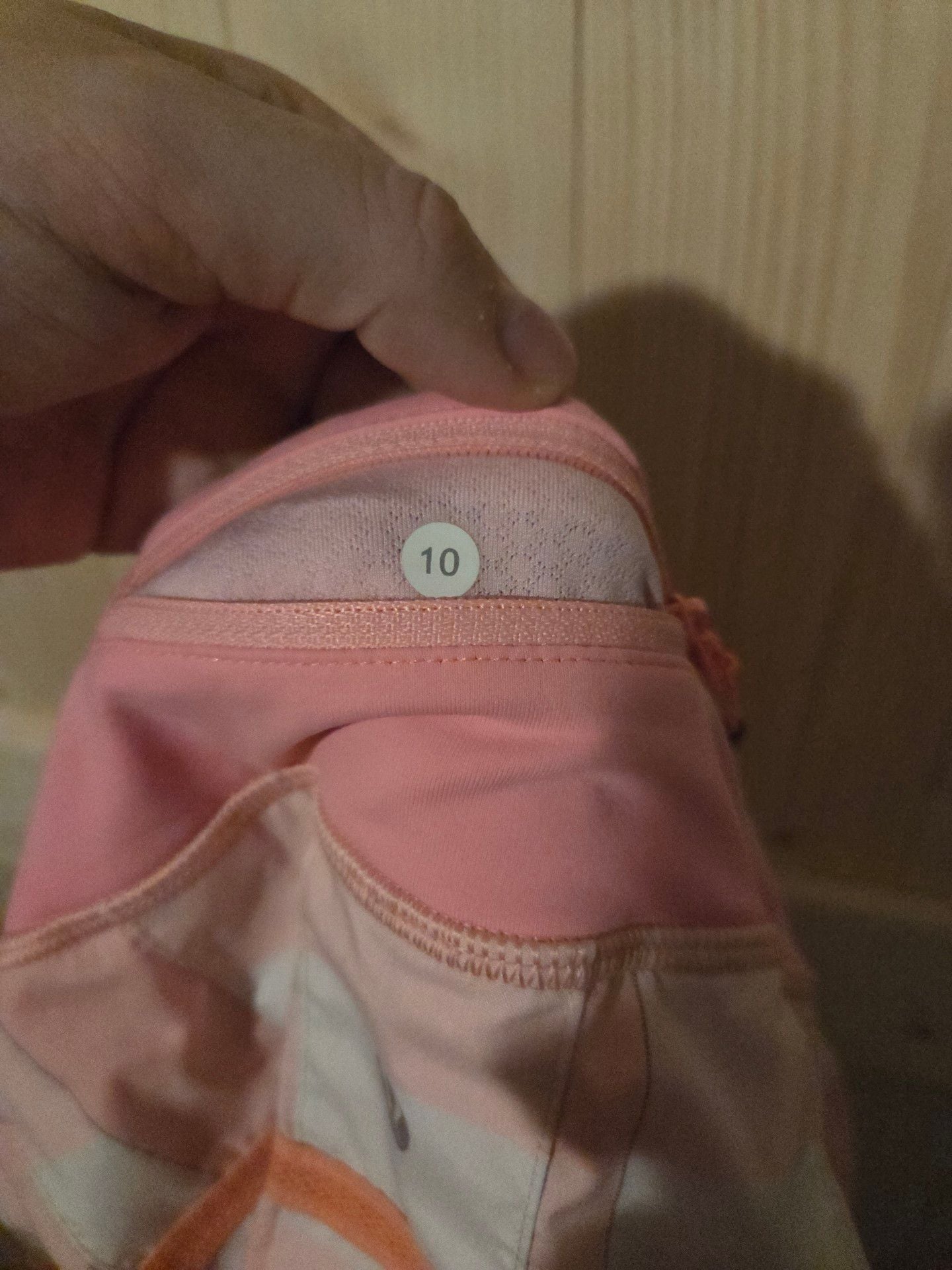 Lululemon Pace Setter Skirt Pink Plaid Skort 8