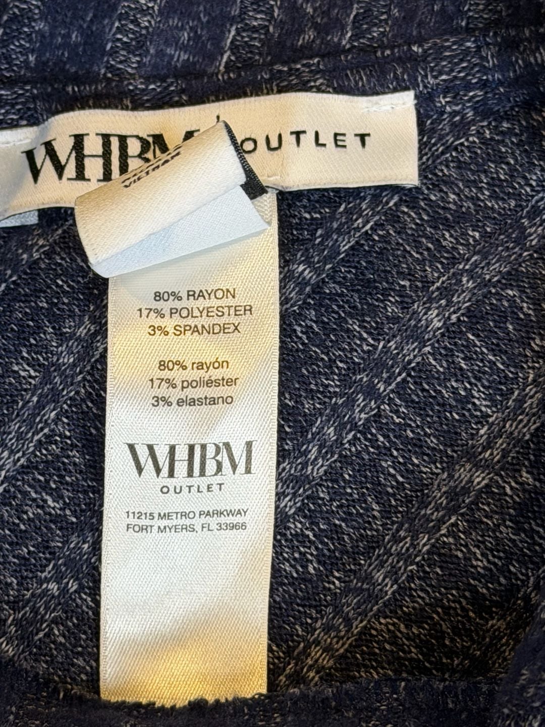 White House Black Market Cowl Neck Poncho Sweater Size XS/S Blue 9