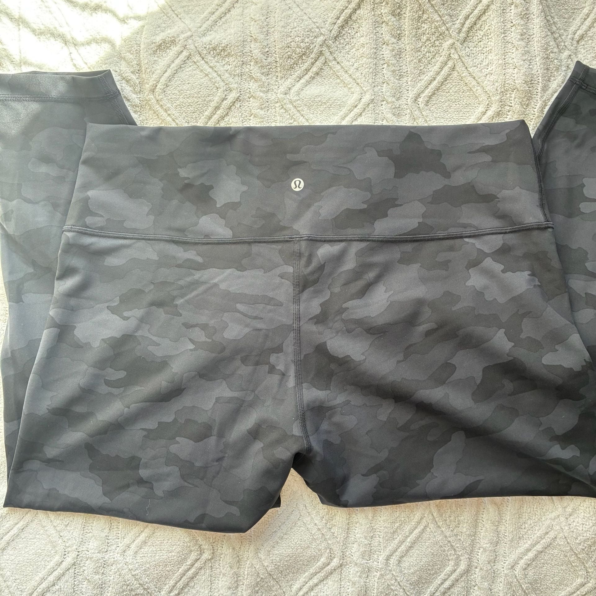 Lululemon Align High-Rise Pant 25” Camo Deep Coal Multi Size 20 NWOT 6