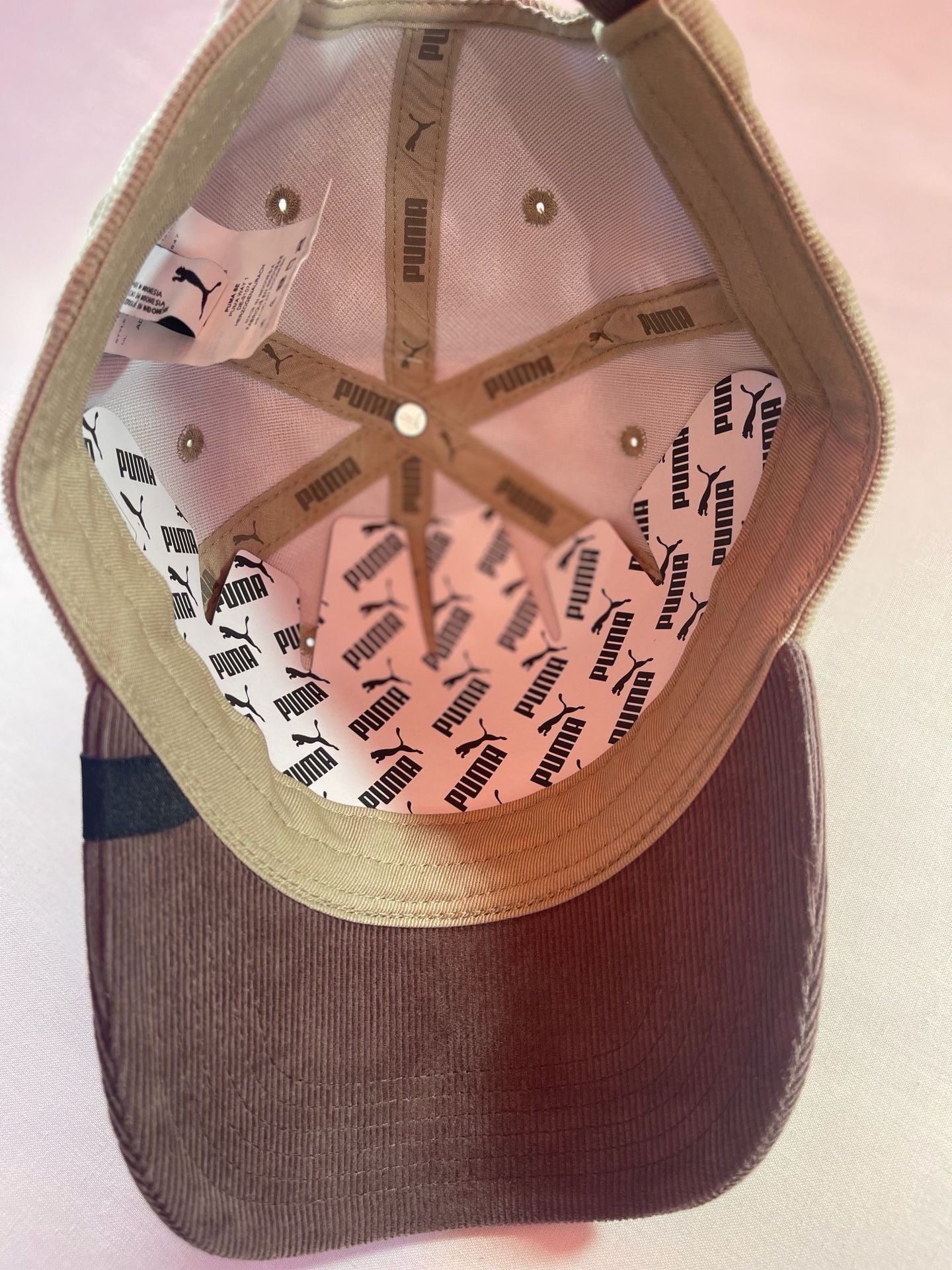 Puma Cat Corduroy Adjustable Hat Brown 8