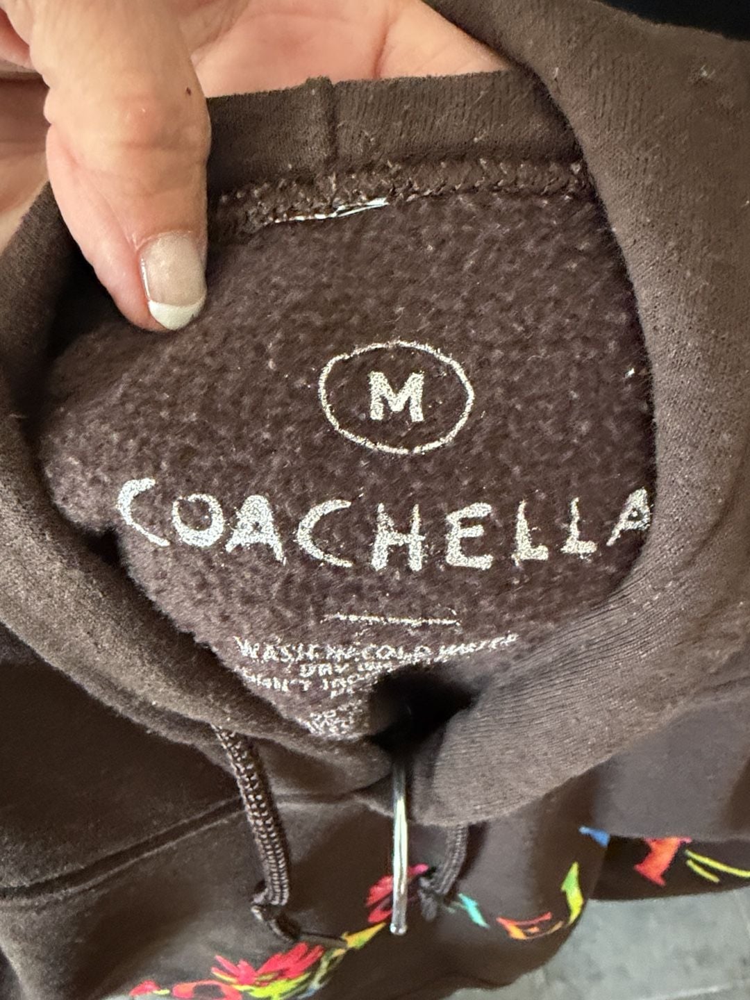 900 Coachella Hoodie Size M Brown Music Festival 2023 4